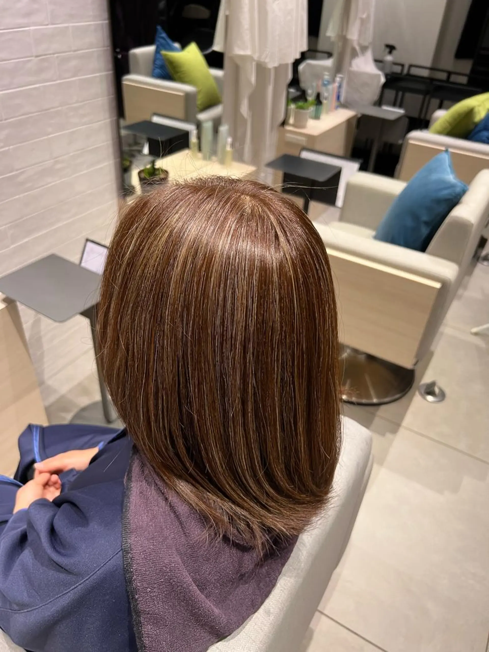 ミディアム カラー stair:case 武蔵小杉所属・パーマモデル募集中 🧡‬‪田中颯士のヘアスタイル