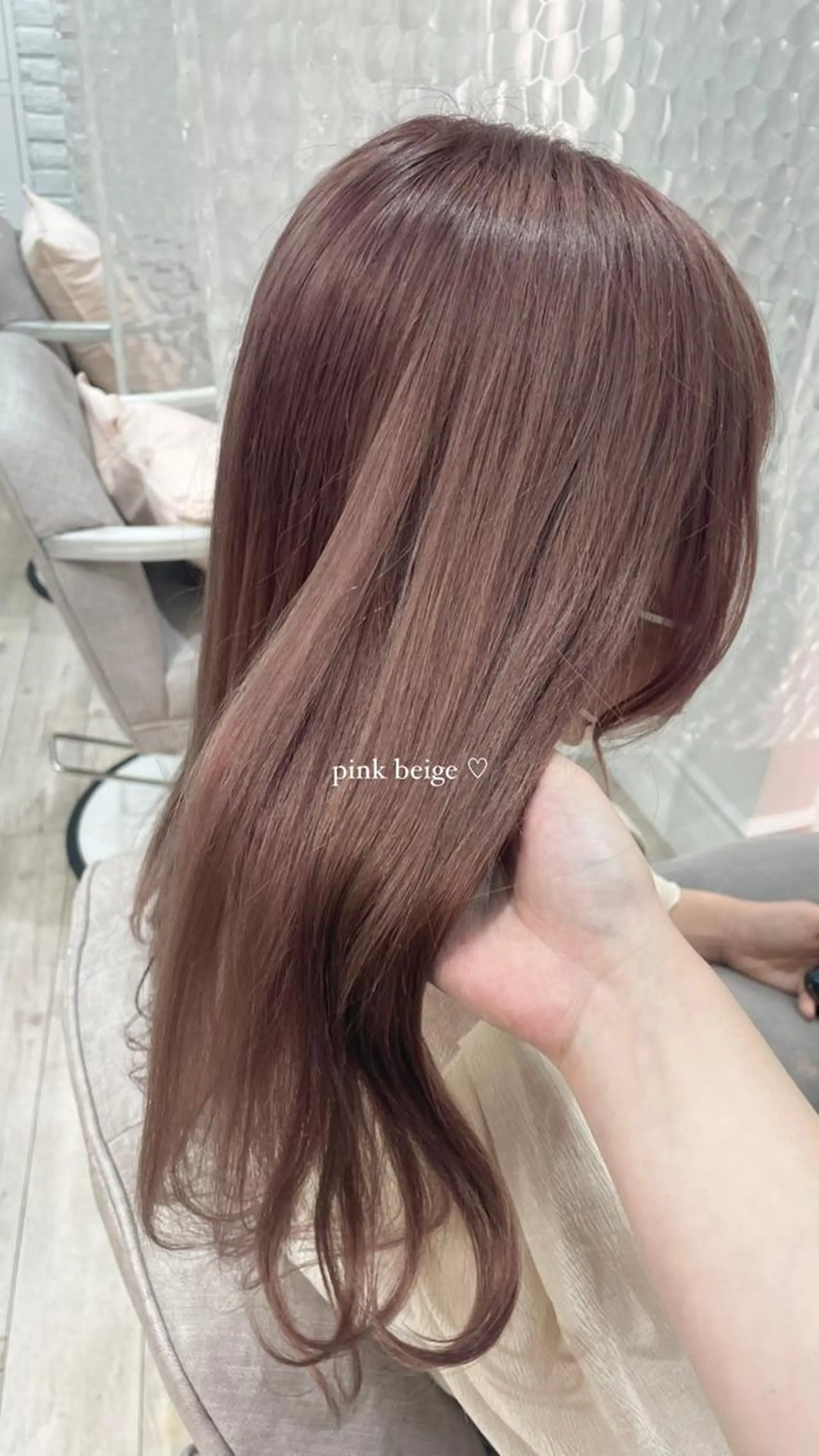 ロング ヘアカラー トリートメント Himawari♡ 柔らかいカラーのヘアスタイル