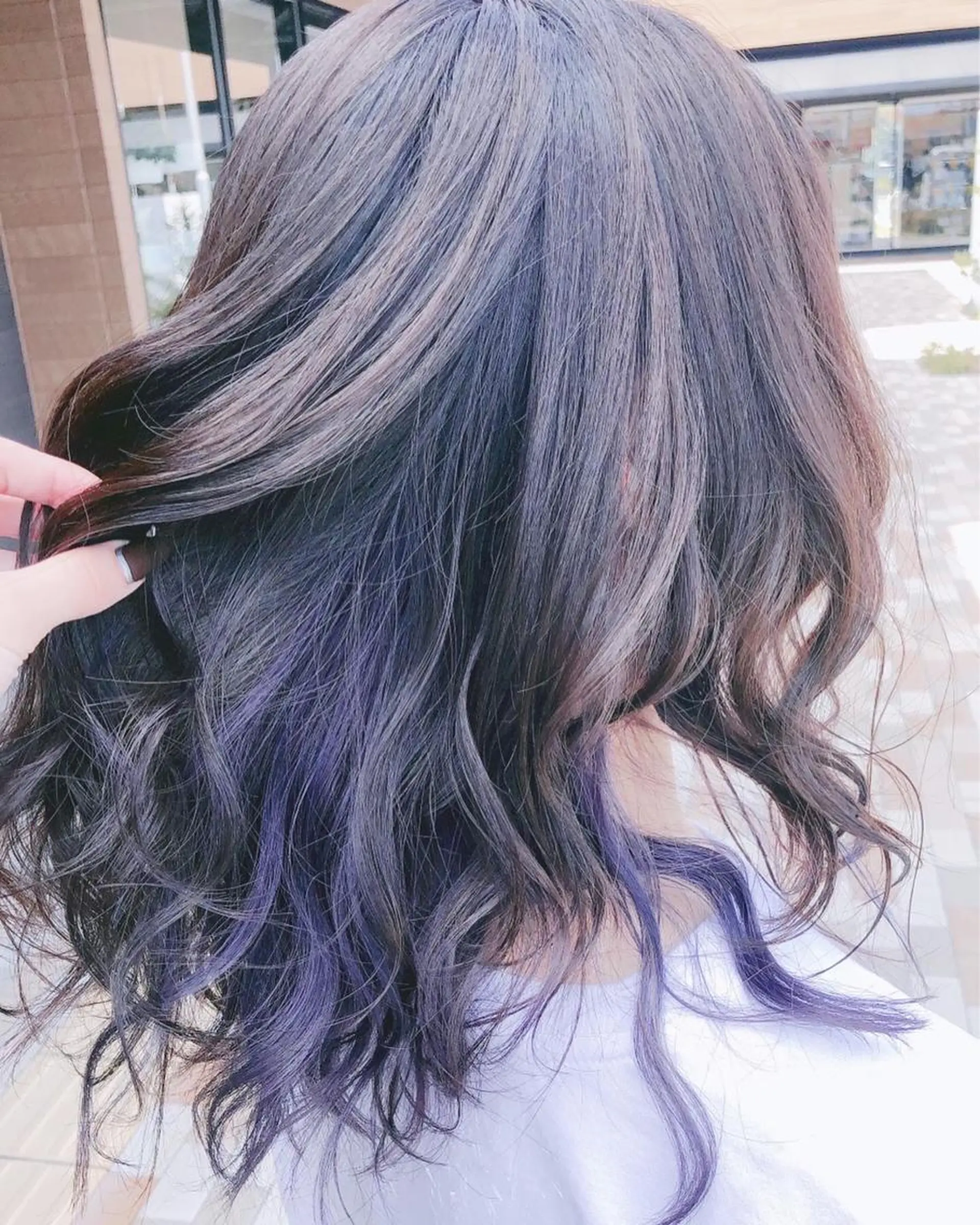 ロング 太白区/白髪ぼかし ハイライト/千葉達人のヘアスタイル