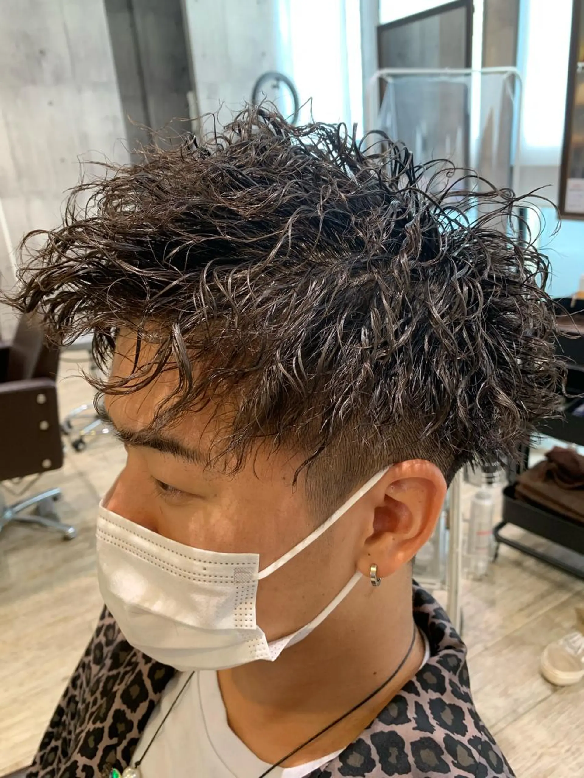 メンズ ヘアカラー レイヤーカット TAIKIのヘアスタイル