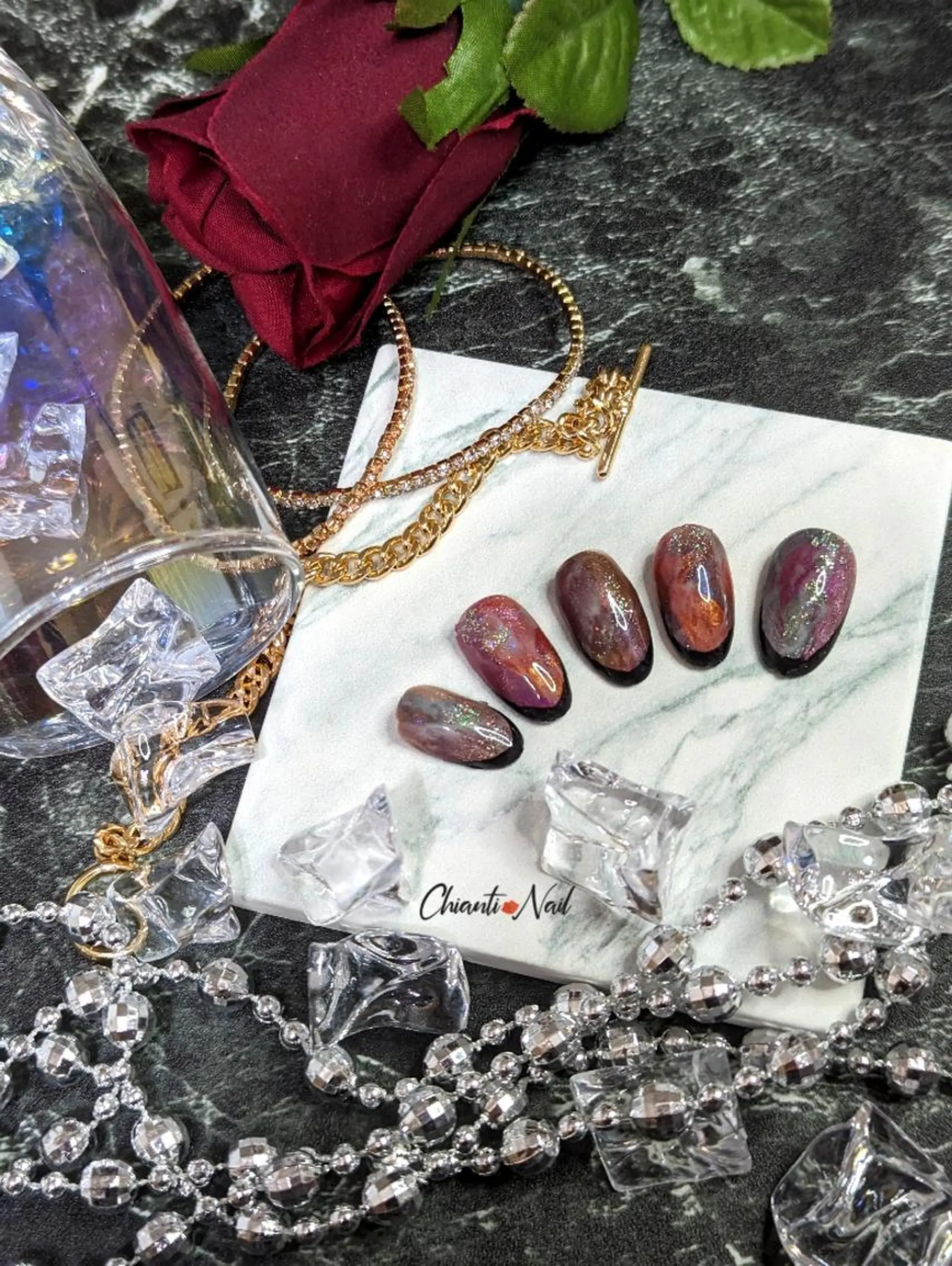 ネイル ニュアンスネイル Chianti Nailのネイルデザイン