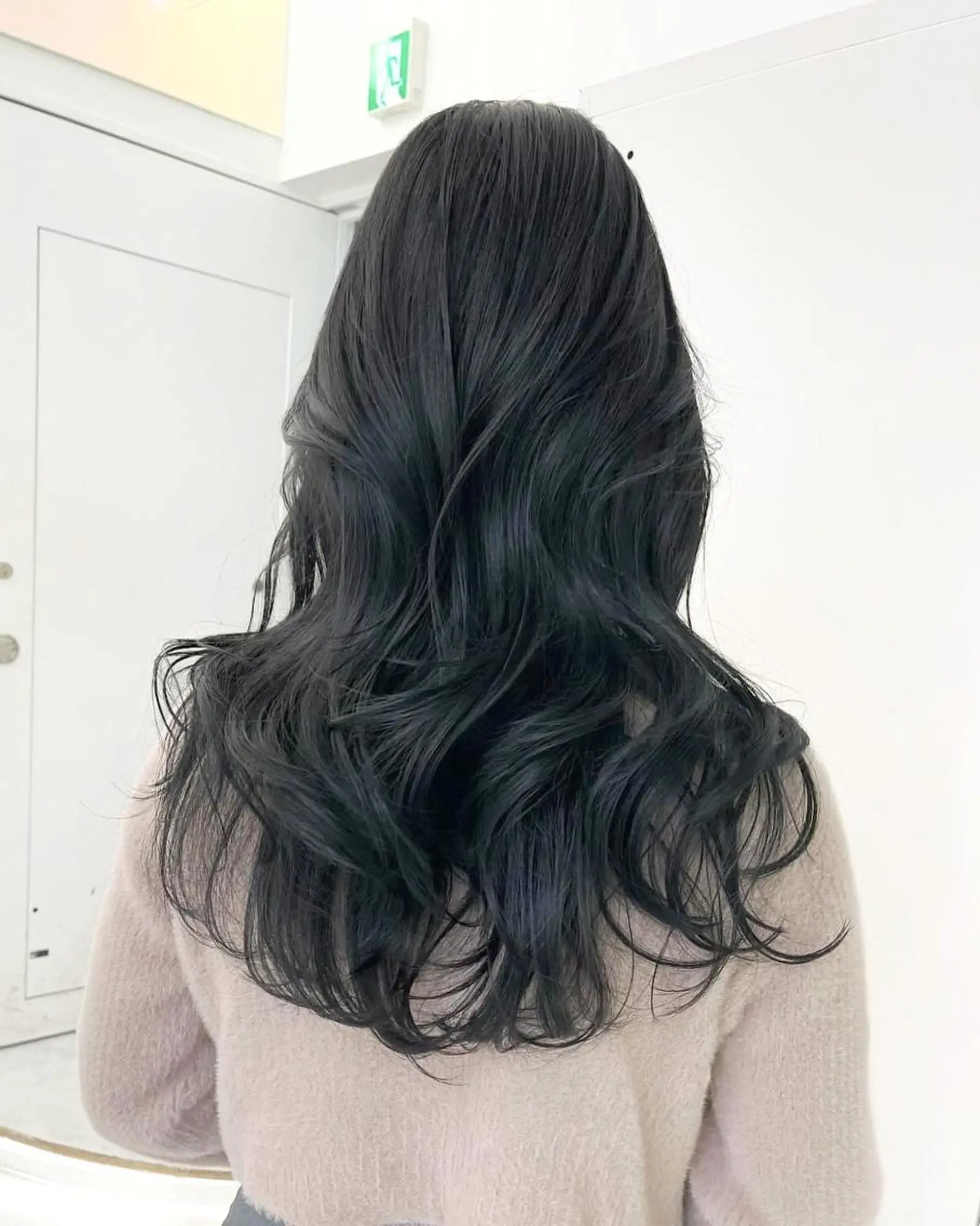 ロング カラー カット ヘアカラー トリートメント MOE 福岡韓国ヘア✧︎のヘアスタイル