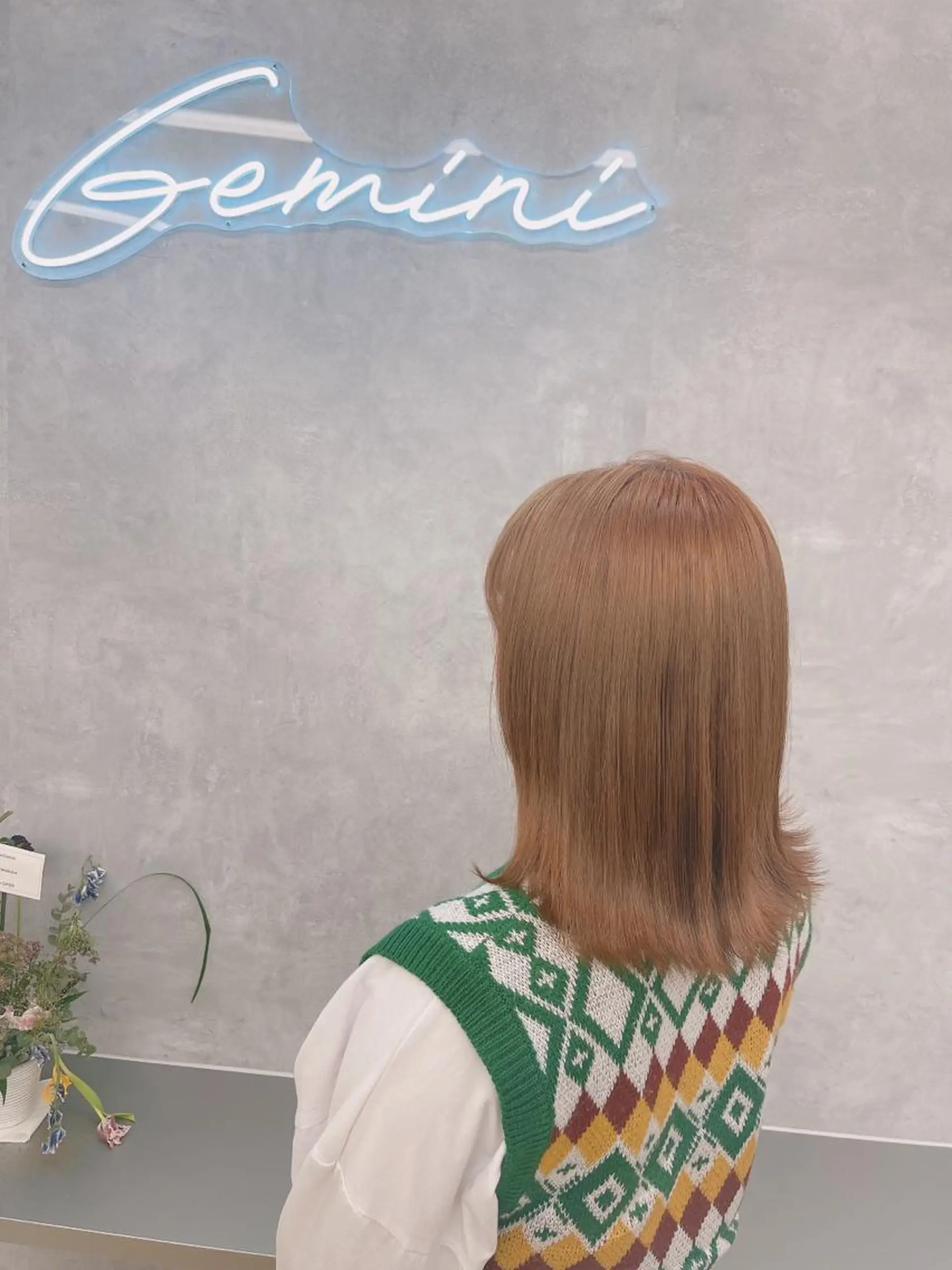 カラー Gemini代表 Maedaのヘアスタイル