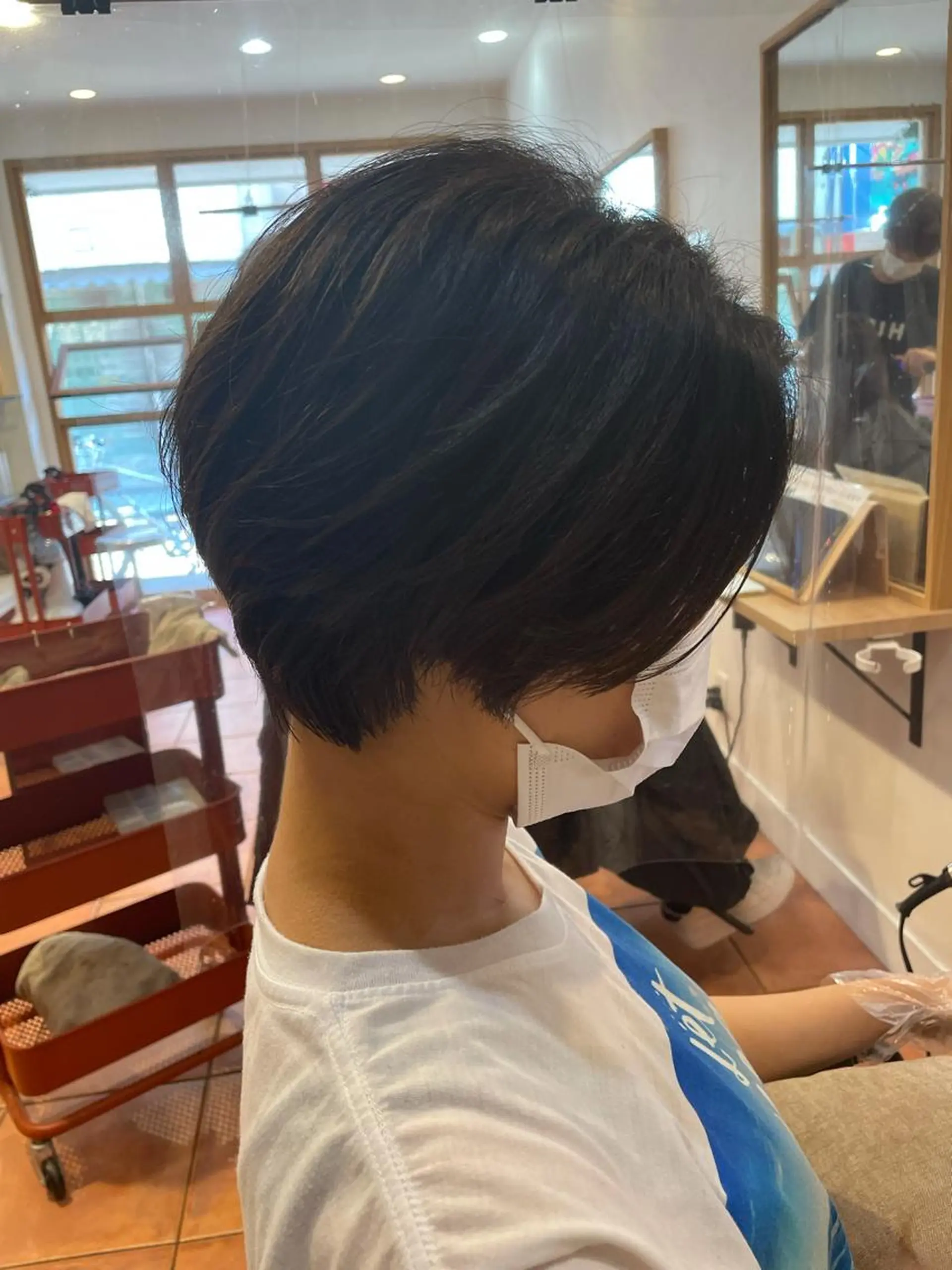 ショート 美髪ストレート/ メンズヘア/中田海斗のヘアスタイル