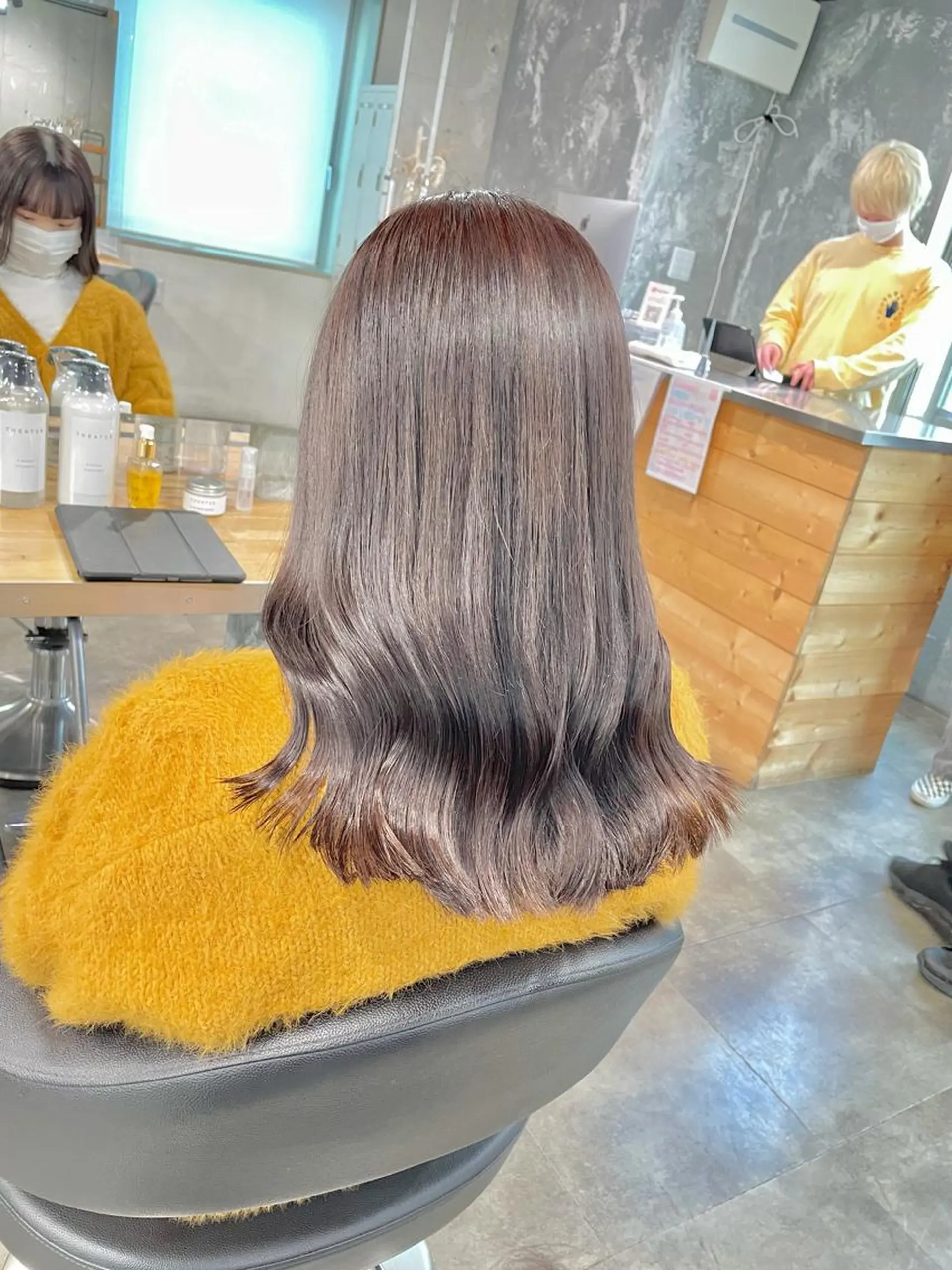 ロング カラー ヘアカラー ヘッドスパ ヘアセット ベージュカラー💖 やすひろのヘアスタイル