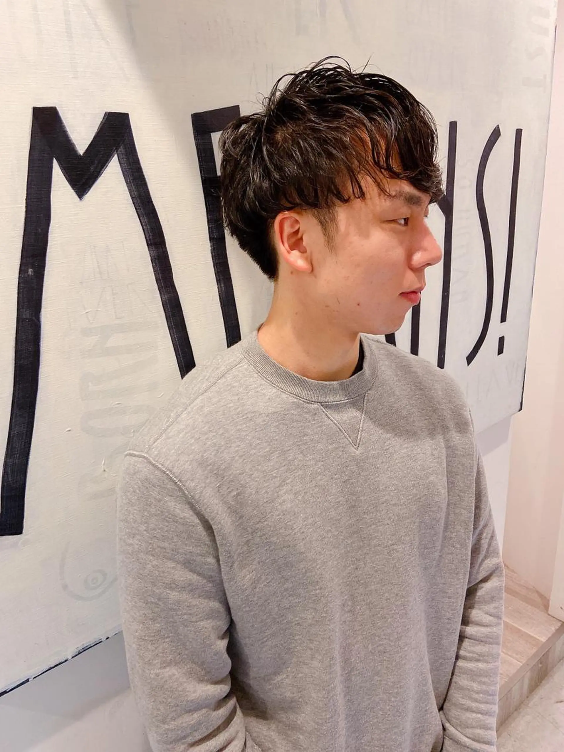 ショート カラー パーマ ヘアアレンジ メンズ メンズパーマ カット ちこ .のヘアスタイル