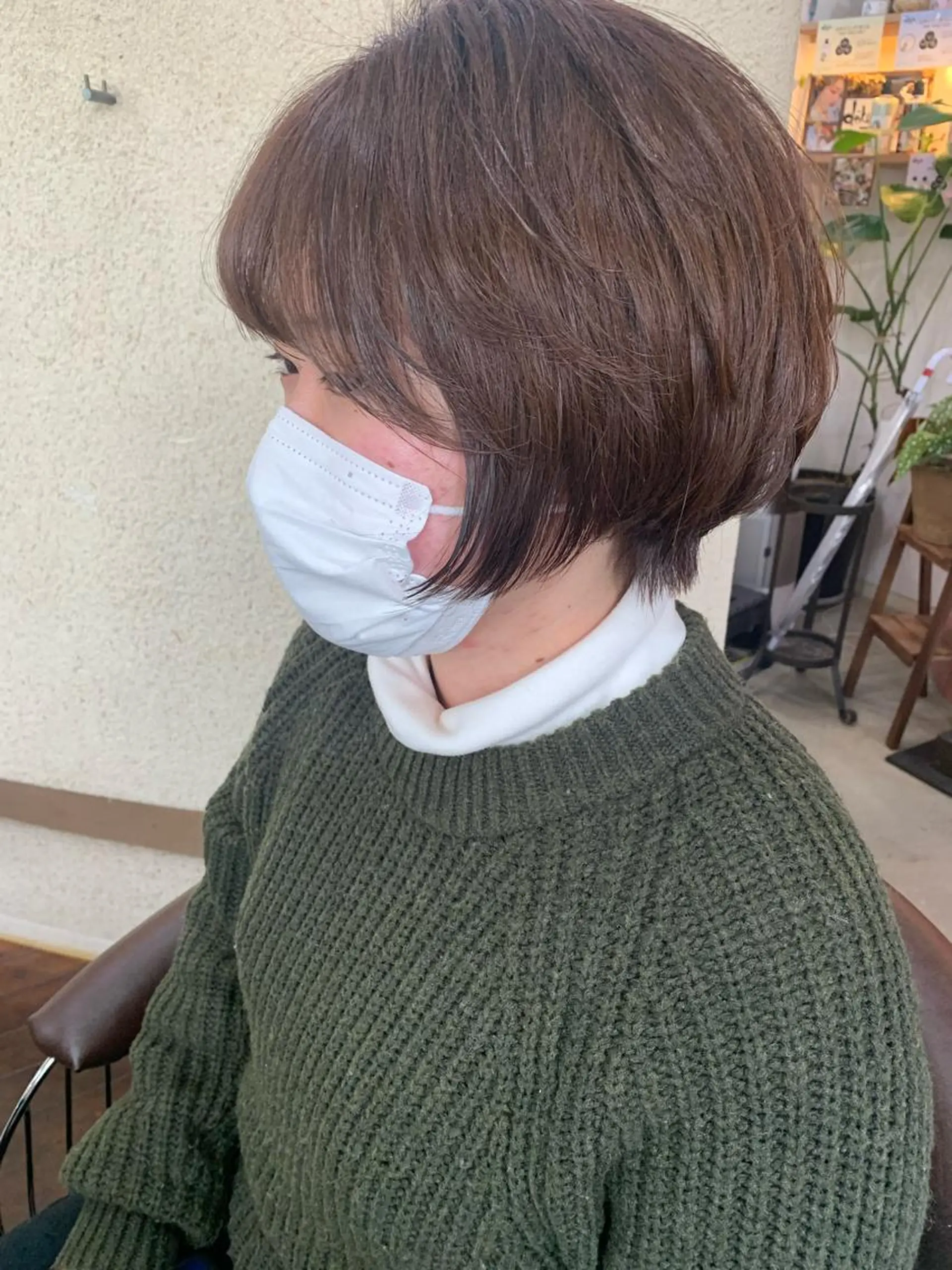 ショート カラー カット ヘアカラー トリートメント ヘアセット 角戸 りおのヘアスタイル