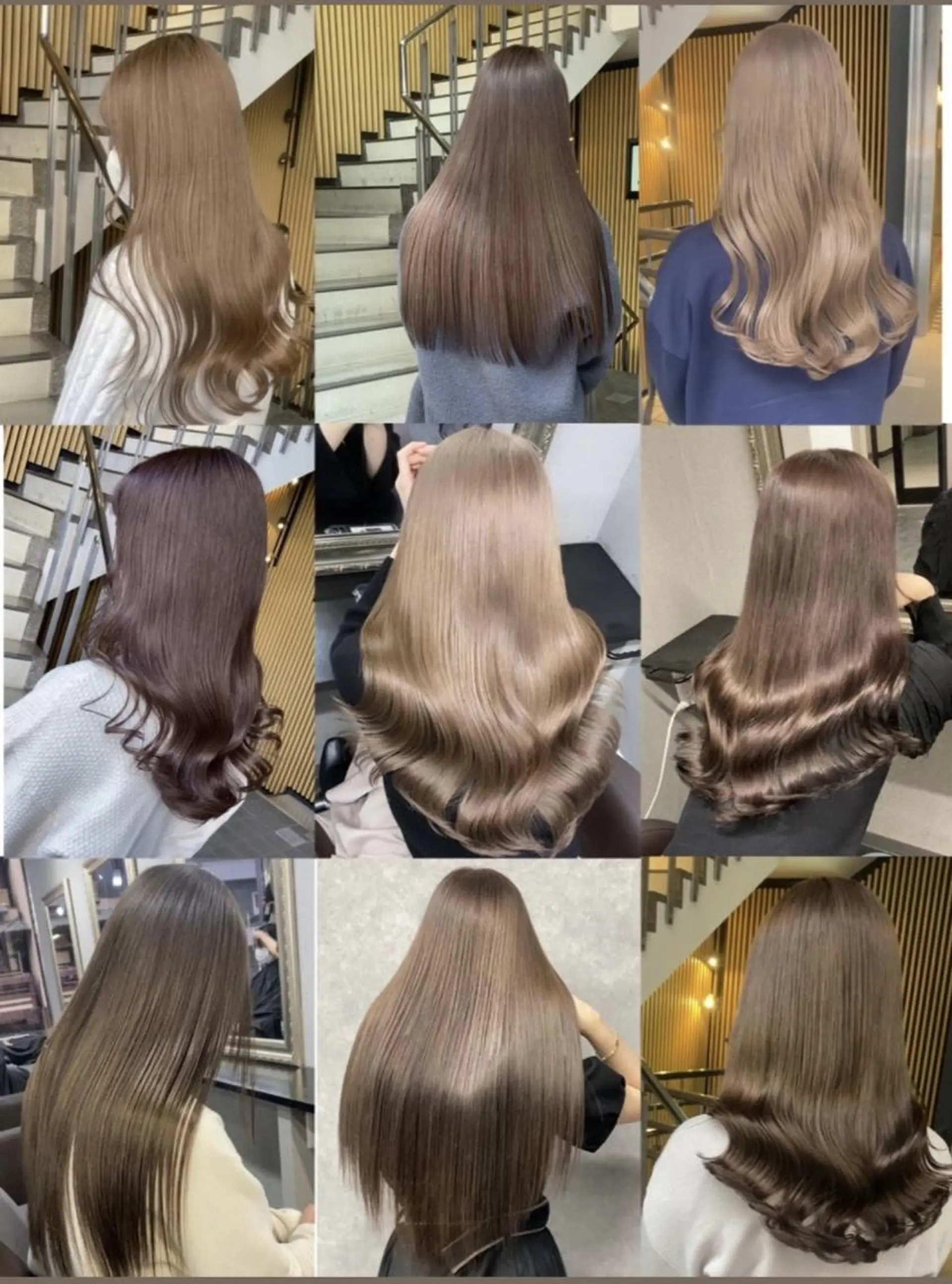 ロング カラー ハイトーンカラー Selene hair OSAKAのヘアスタイル