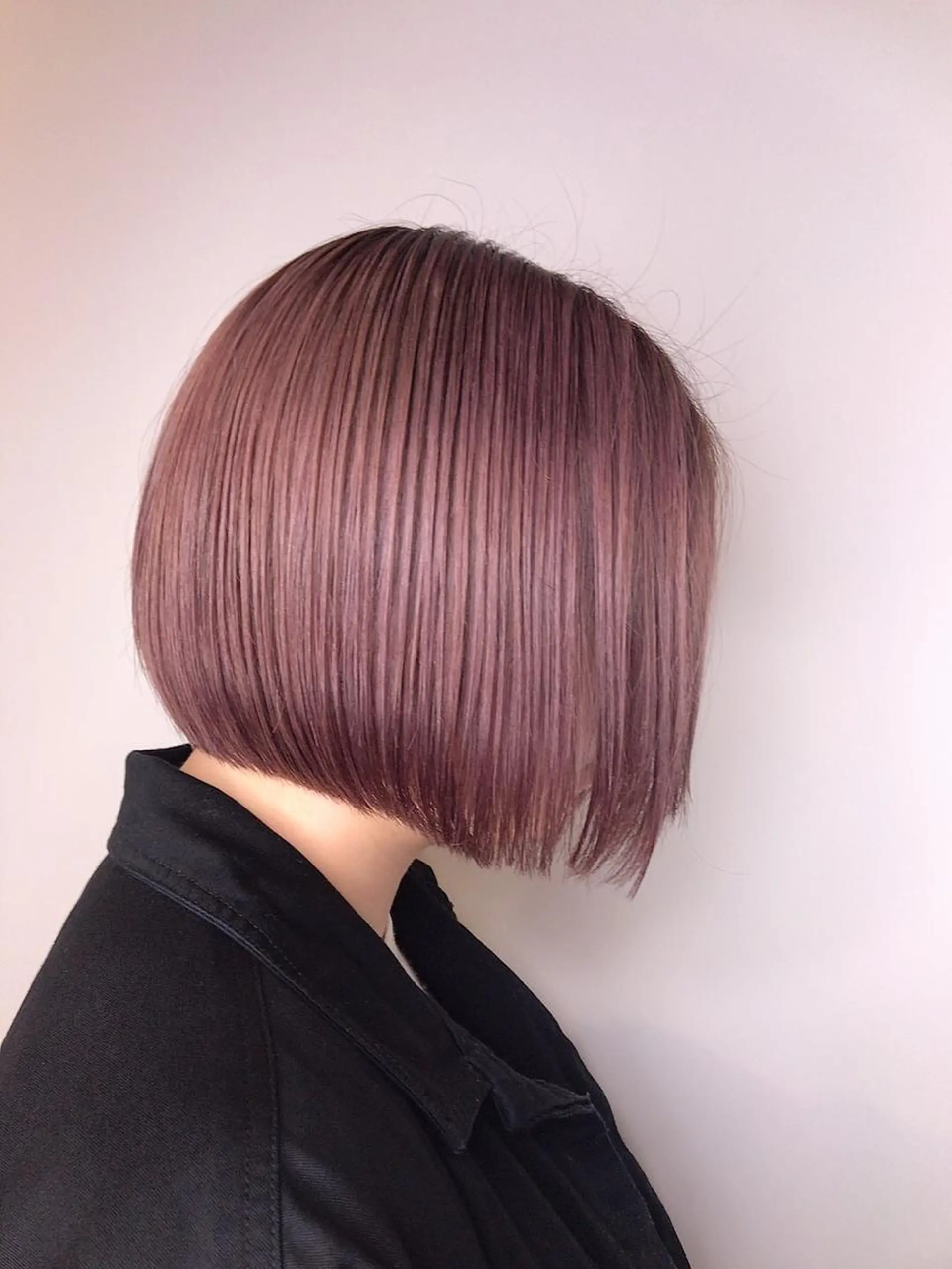 ショート カラー 縮毛矯正 LUXBE LUCE ひなののヘアスタイル