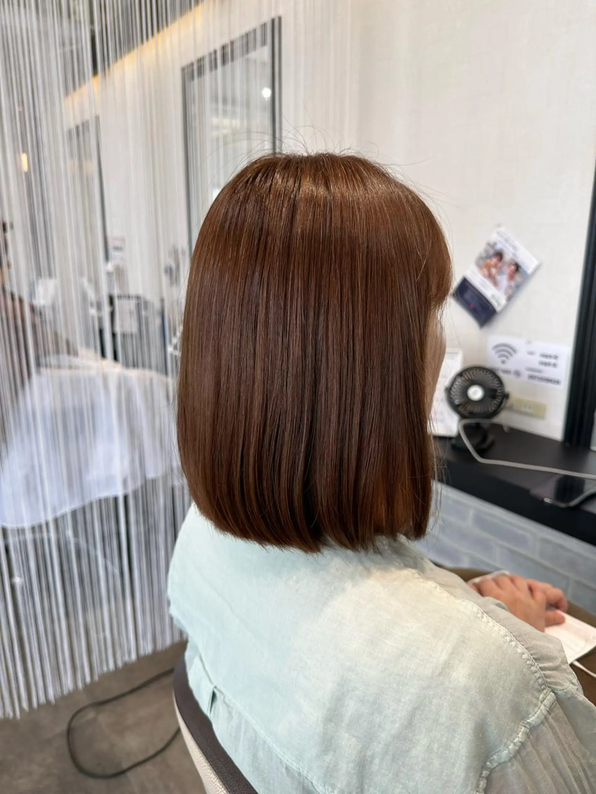 ショート カット 縮毛矯正 若泉 真梨のヘアスタイル