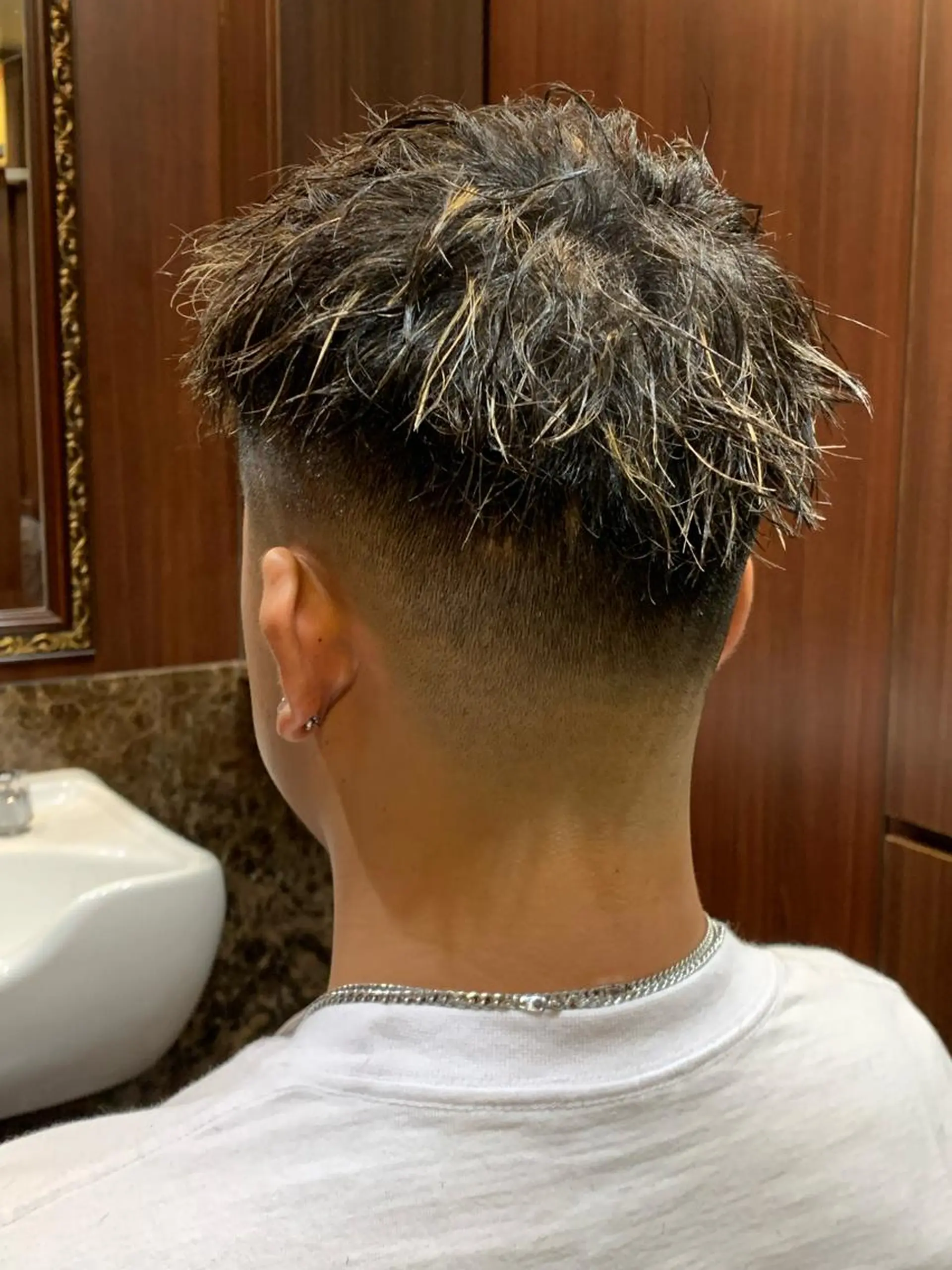 ショート メンズ 羽木 隆徒のヘアスタイル