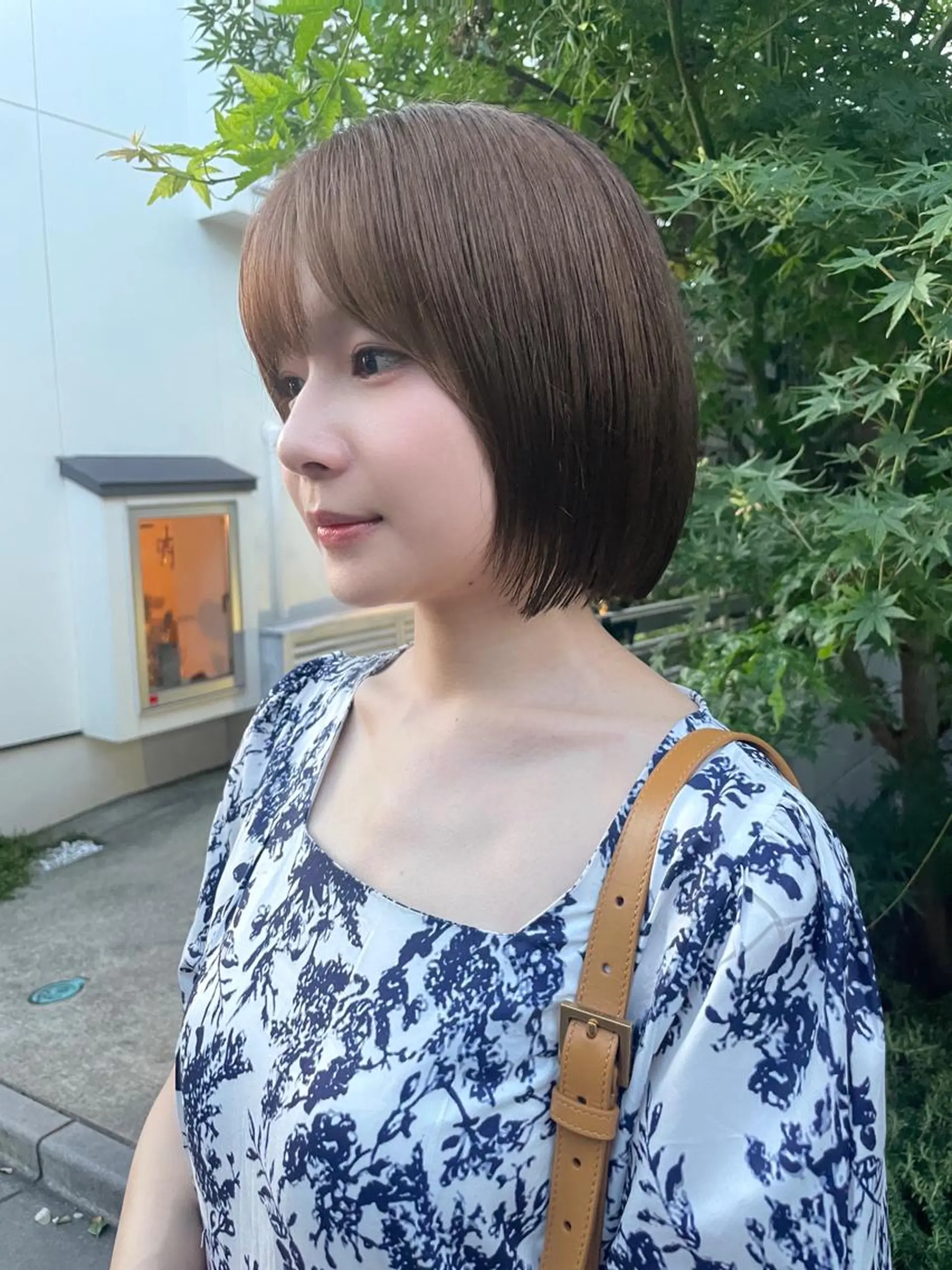 ショート カラー 顔周りカット 【オノザワリョウ】のヘアスタイル