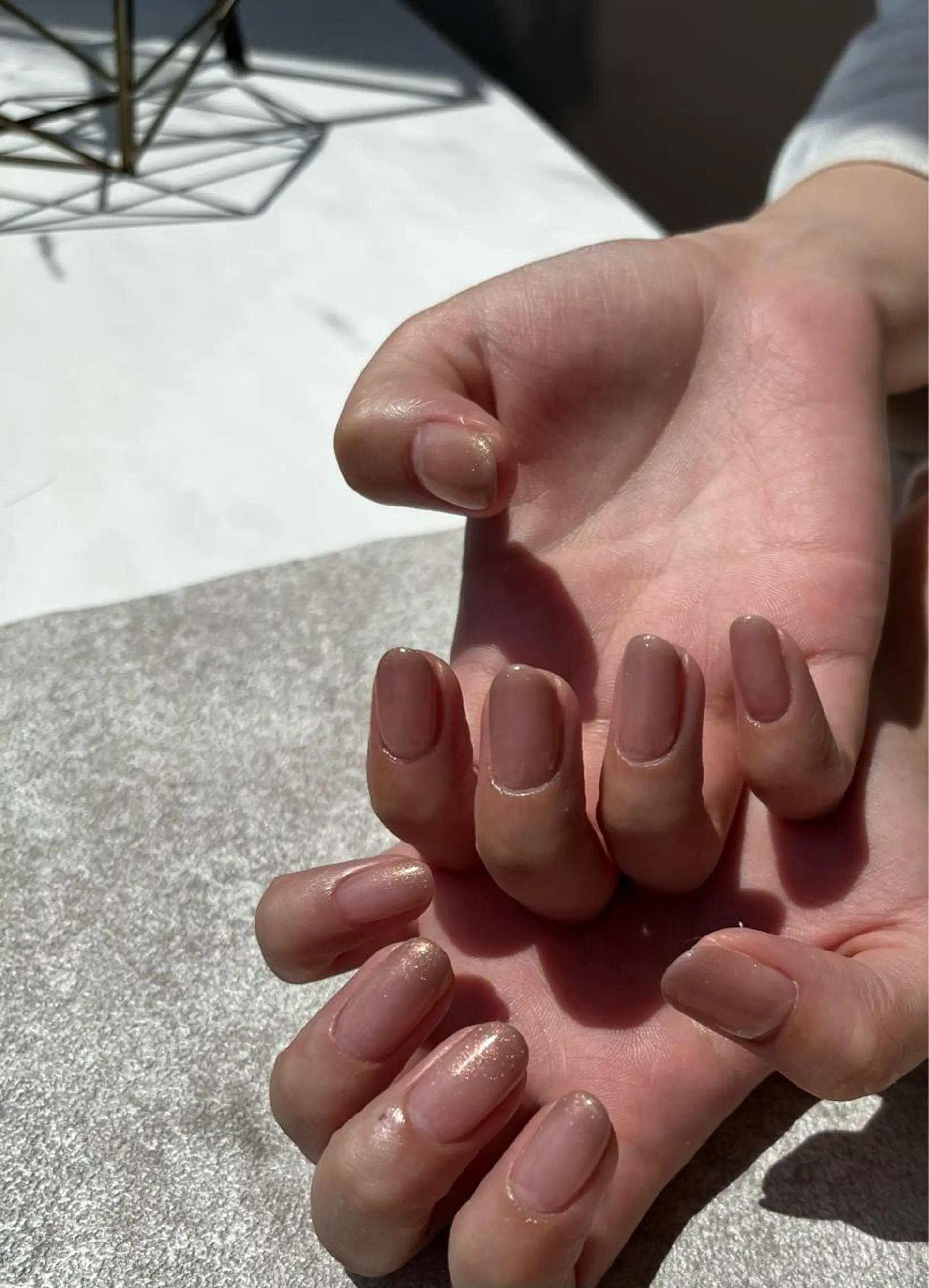 ネイル グラデーション キラキラネイル ラメ(グリッター) 小川 奈々花のネイルデザイン