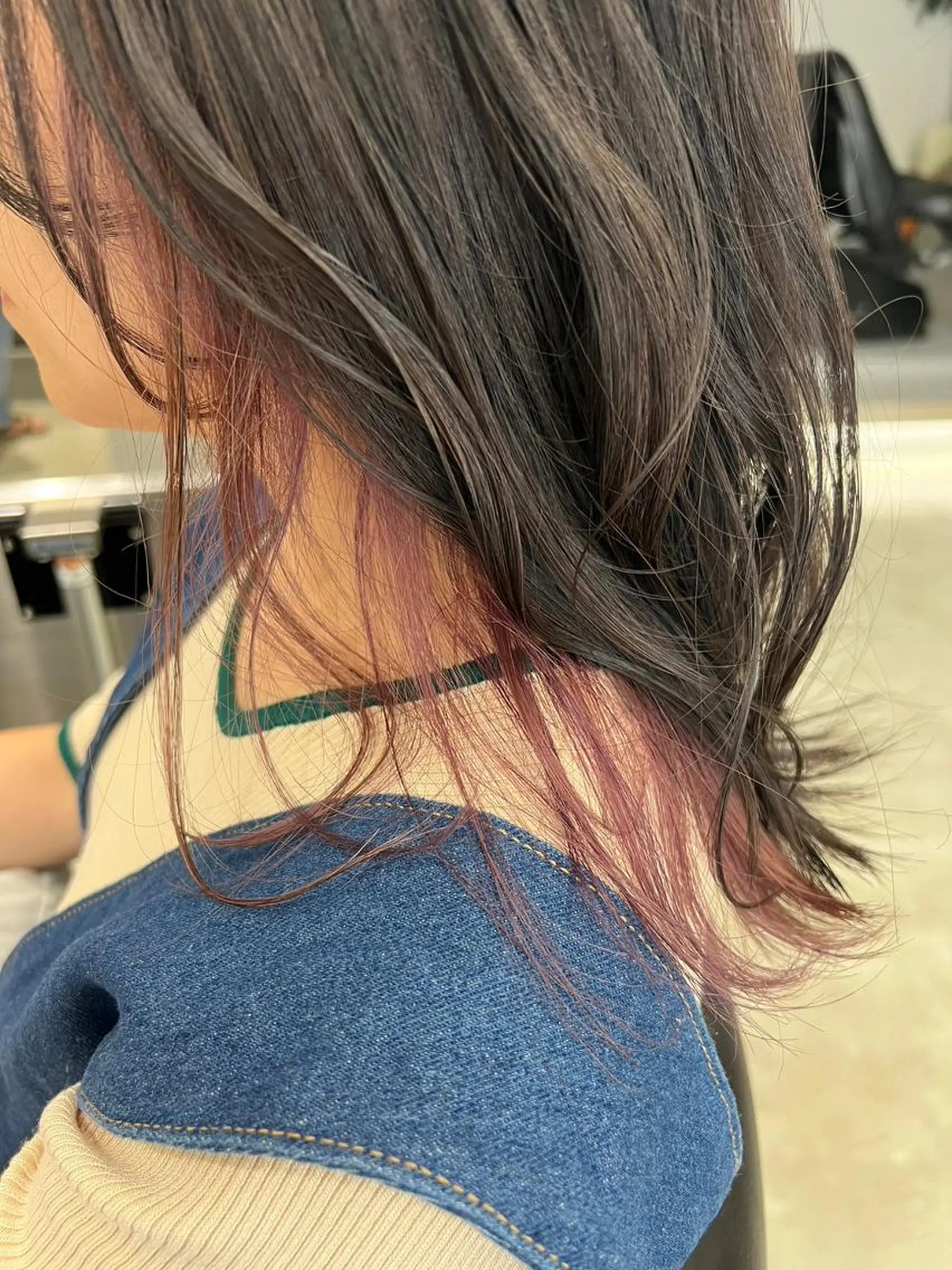 ロング カラー カット ヘアカラー トリートメント デザインカラー茅ヶ崎 オオタ カズキのヘアスタイル