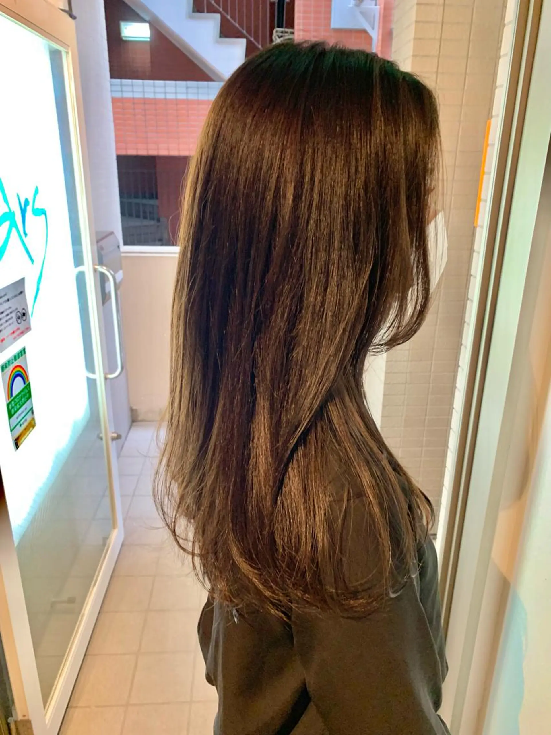 セミロング うしだ かおるのヘアスタイル