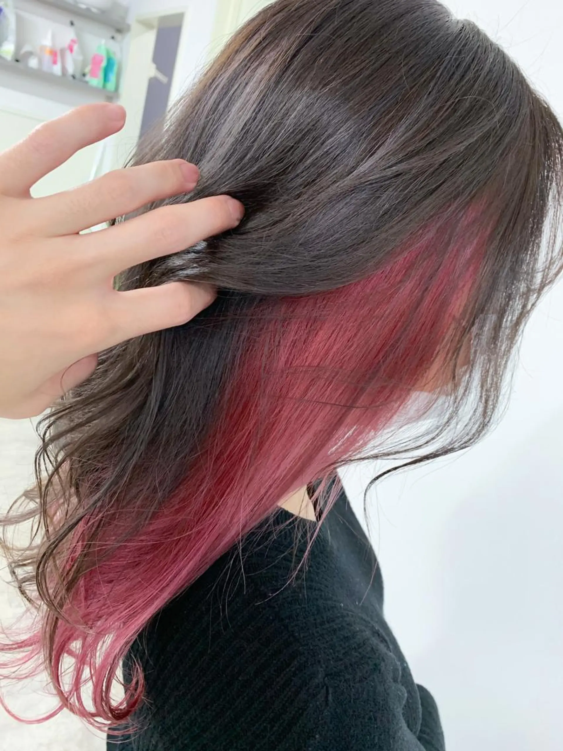 セミロング ヘアカラー トリートメント 🥇近藤 恭輔🥇 Recharme新保のヘアスタイル