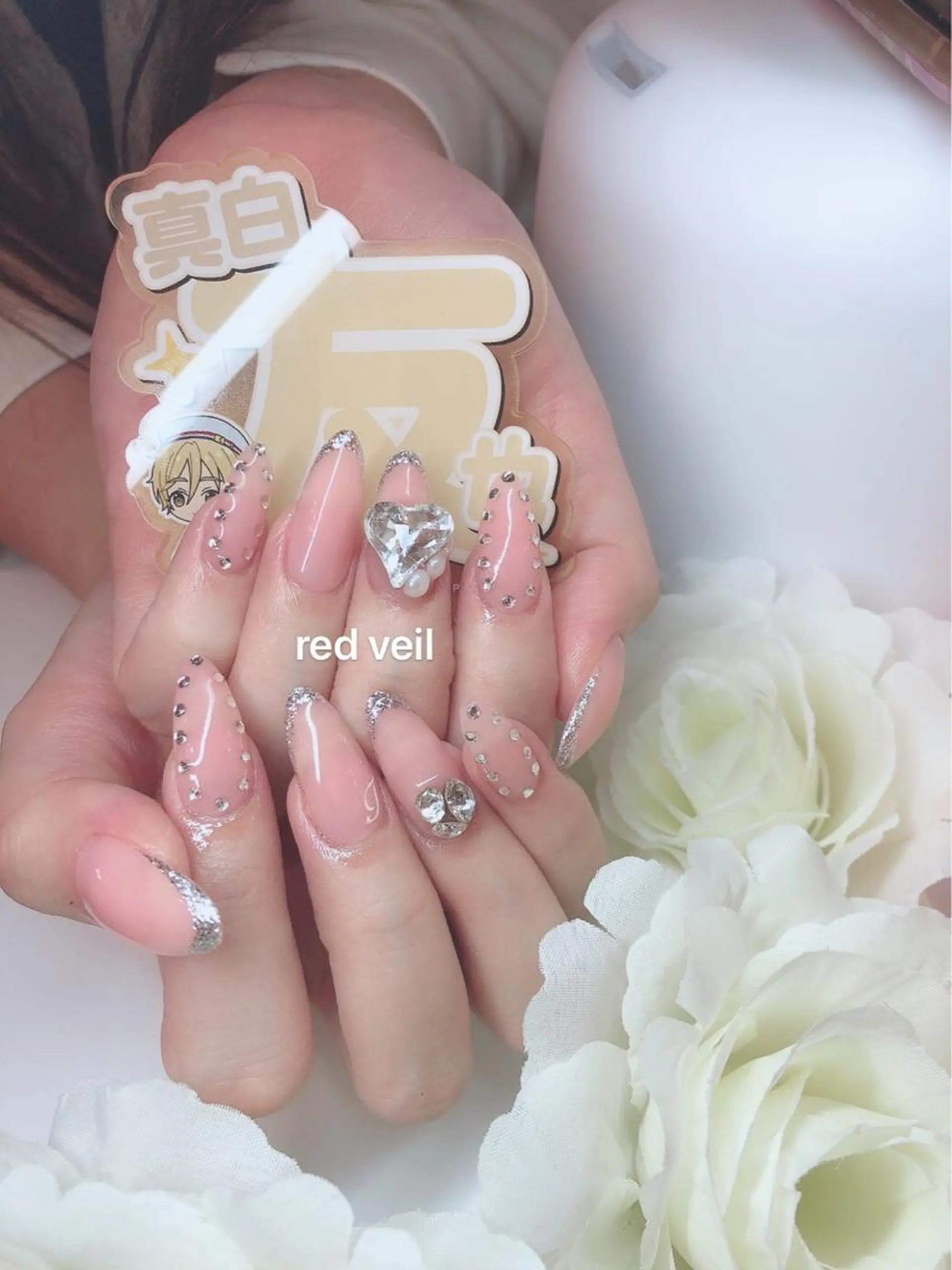 ロング ネイル ハンドネイル 長さ出し専門 nynaのネイルデザイン