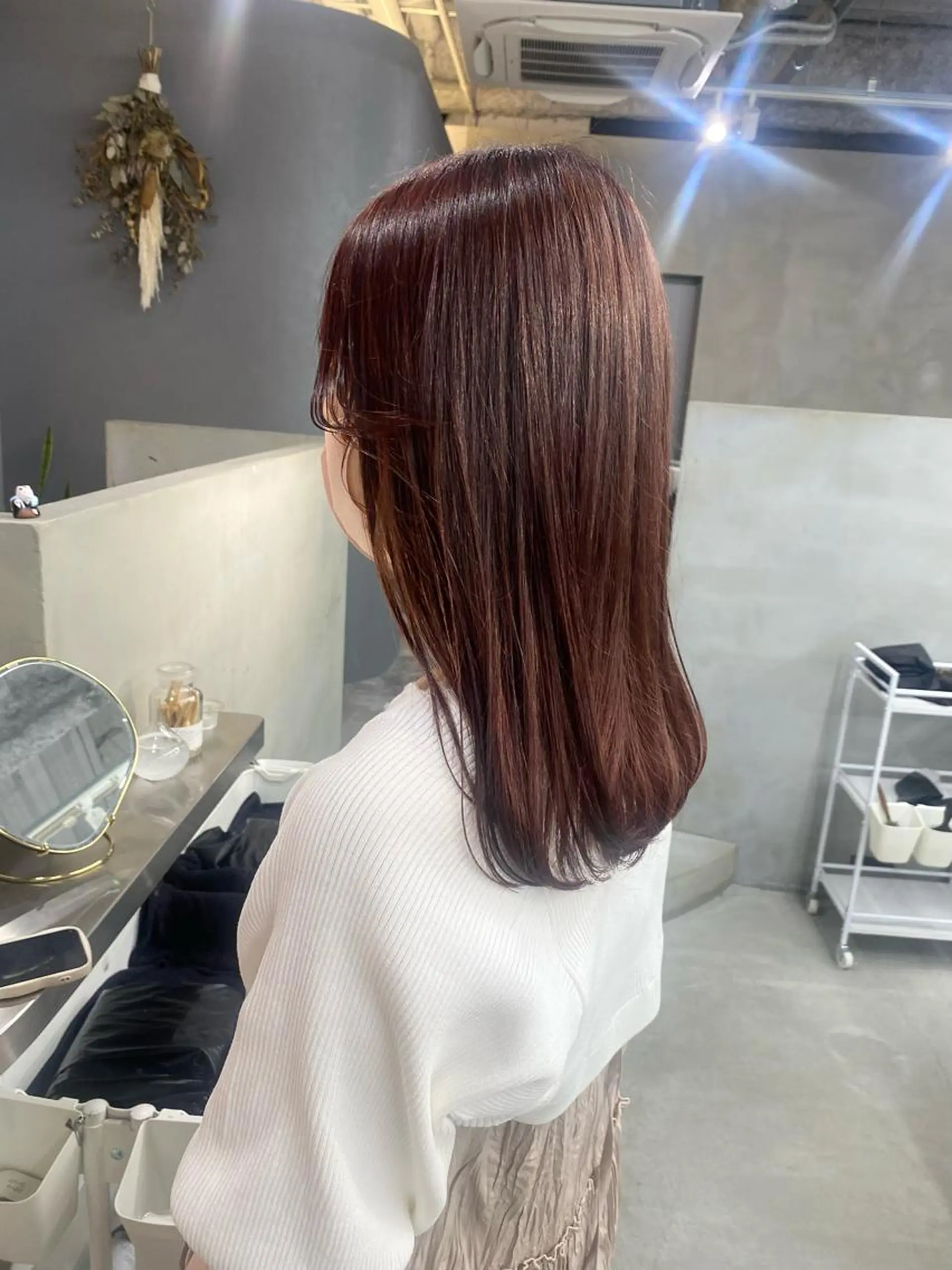 セミロング カラー カット ヘアカラー トリートメント qulim所属・前橋 姫奈のヘアスタイル