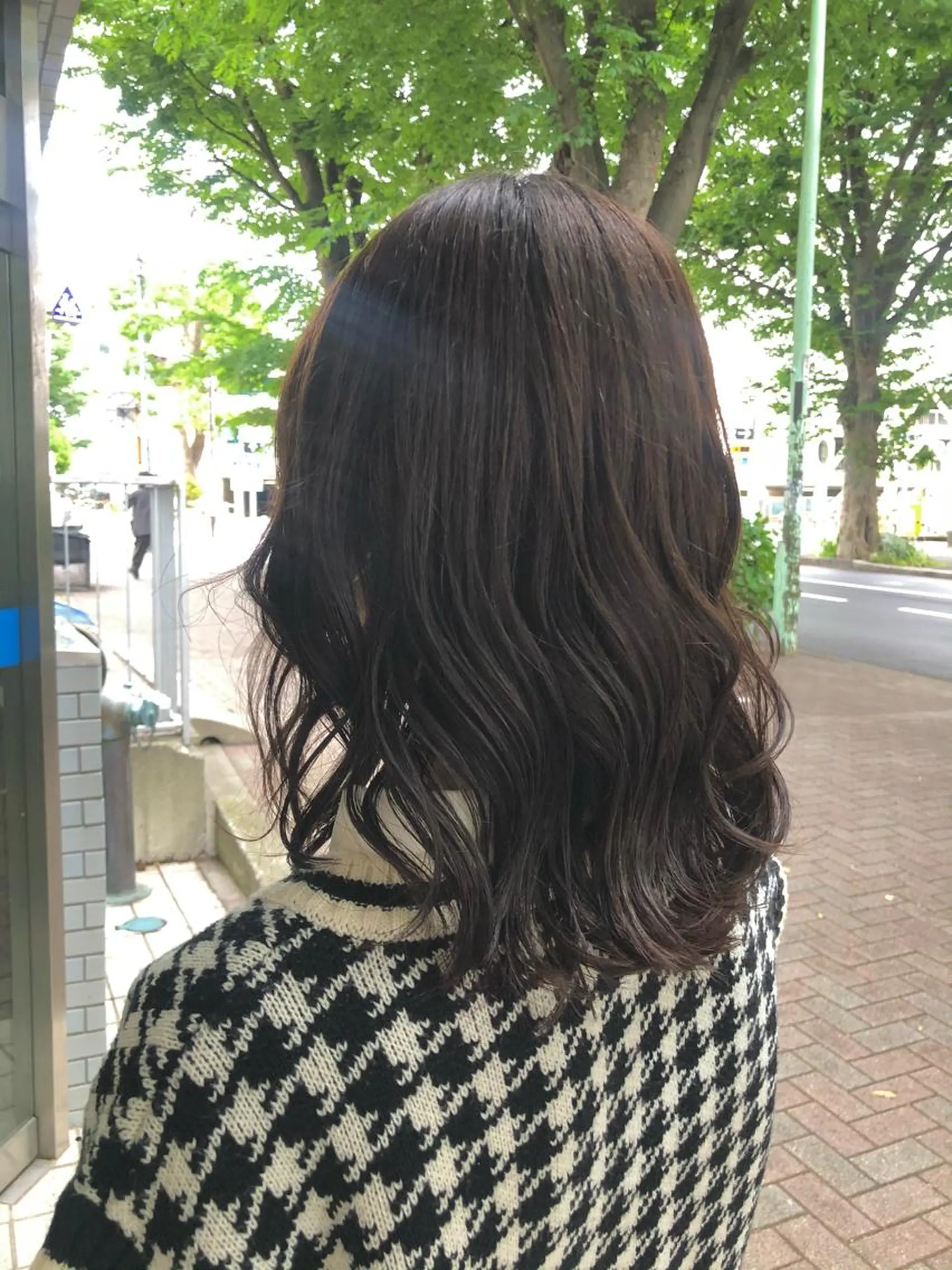 ミディアム カラー 黒髪 🤎ベージュカラー/ 髪質改善/山岸🤎のヘアスタイル