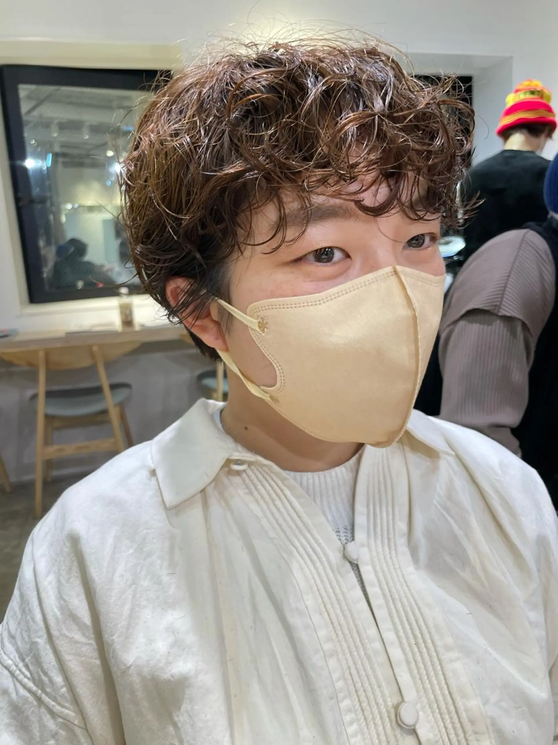 ショート パーマ ショートヘア 斉藤 瑞恵のヘアスタイル