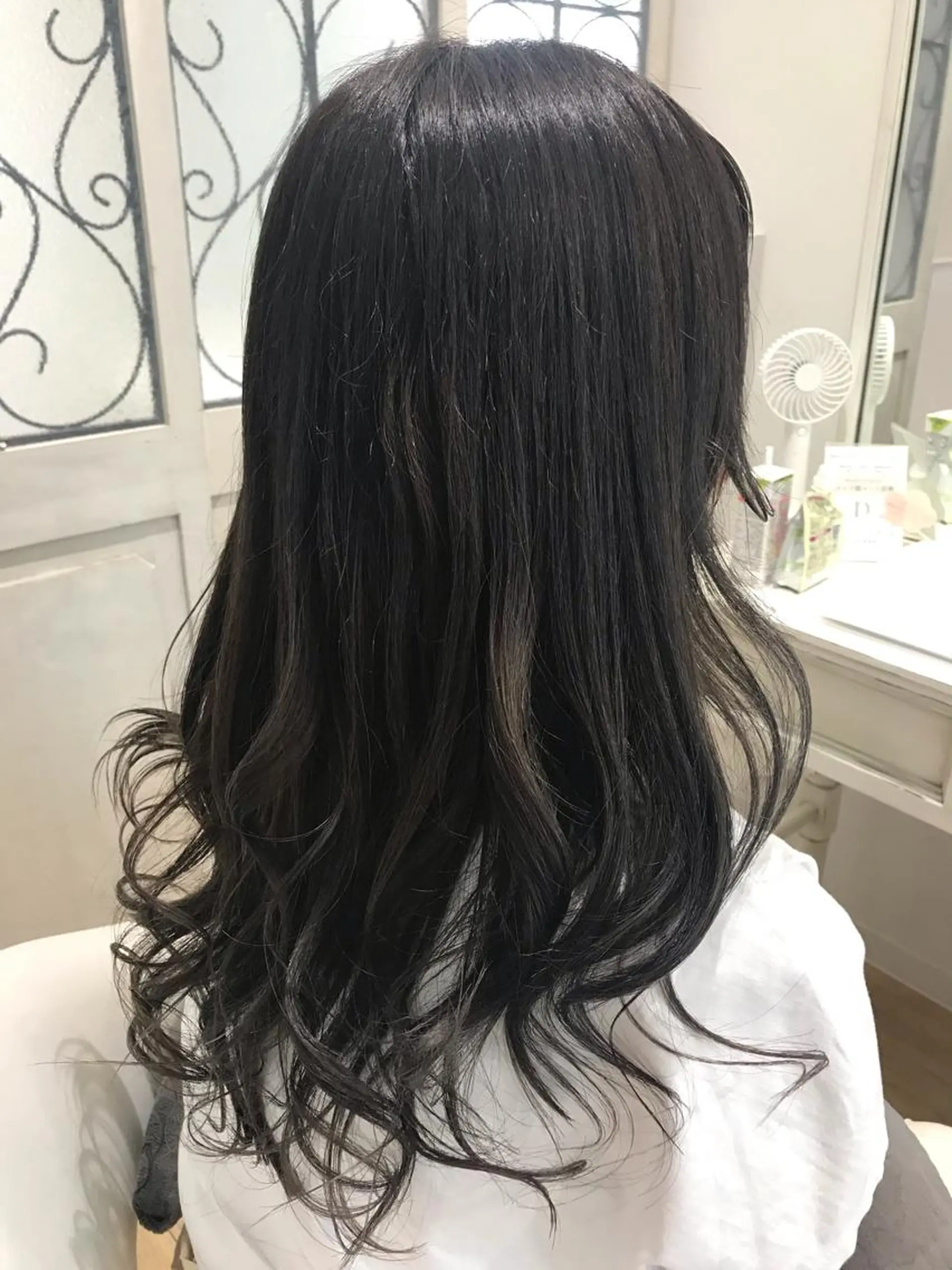ロング カラー ヘアカラー トリートメント 🥛洒落髪小顔cut なら龍崎🥛のヘアスタイル