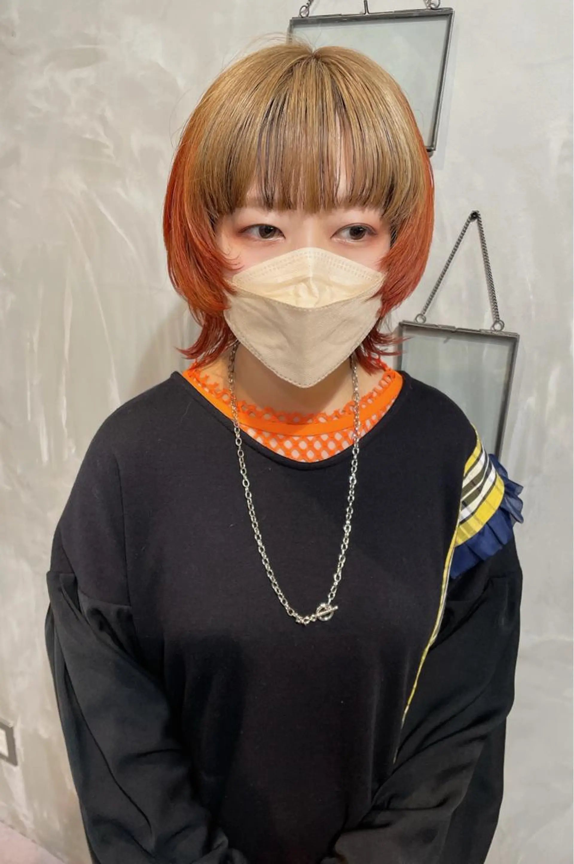 ショート カラー カット ヘアカラー ヤマモト マイのヘアスタイル
