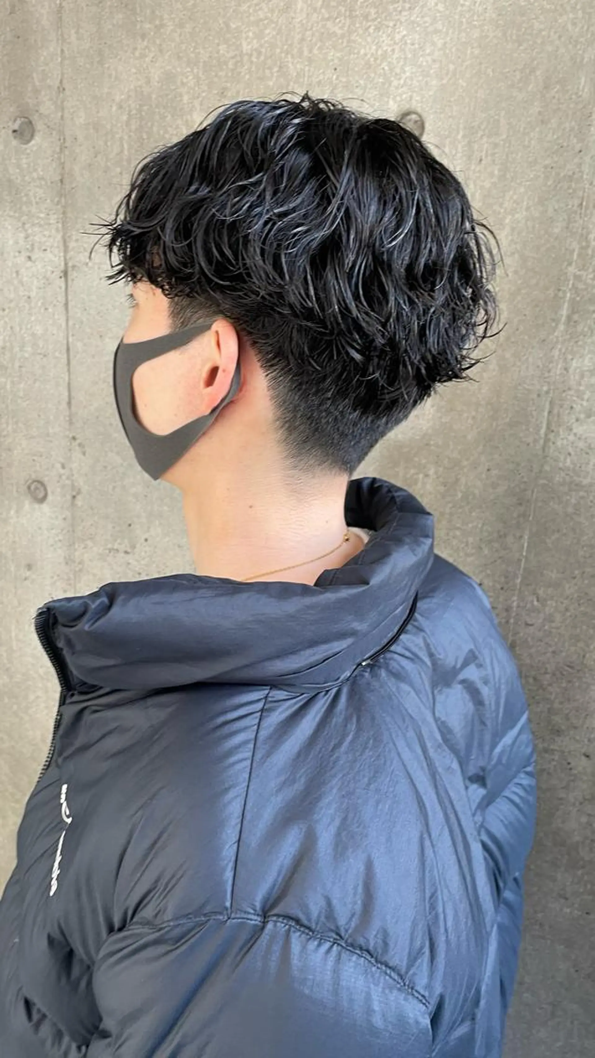 パーマ メンズ もりたみかこ 美容師お休み中のヘアスタイル