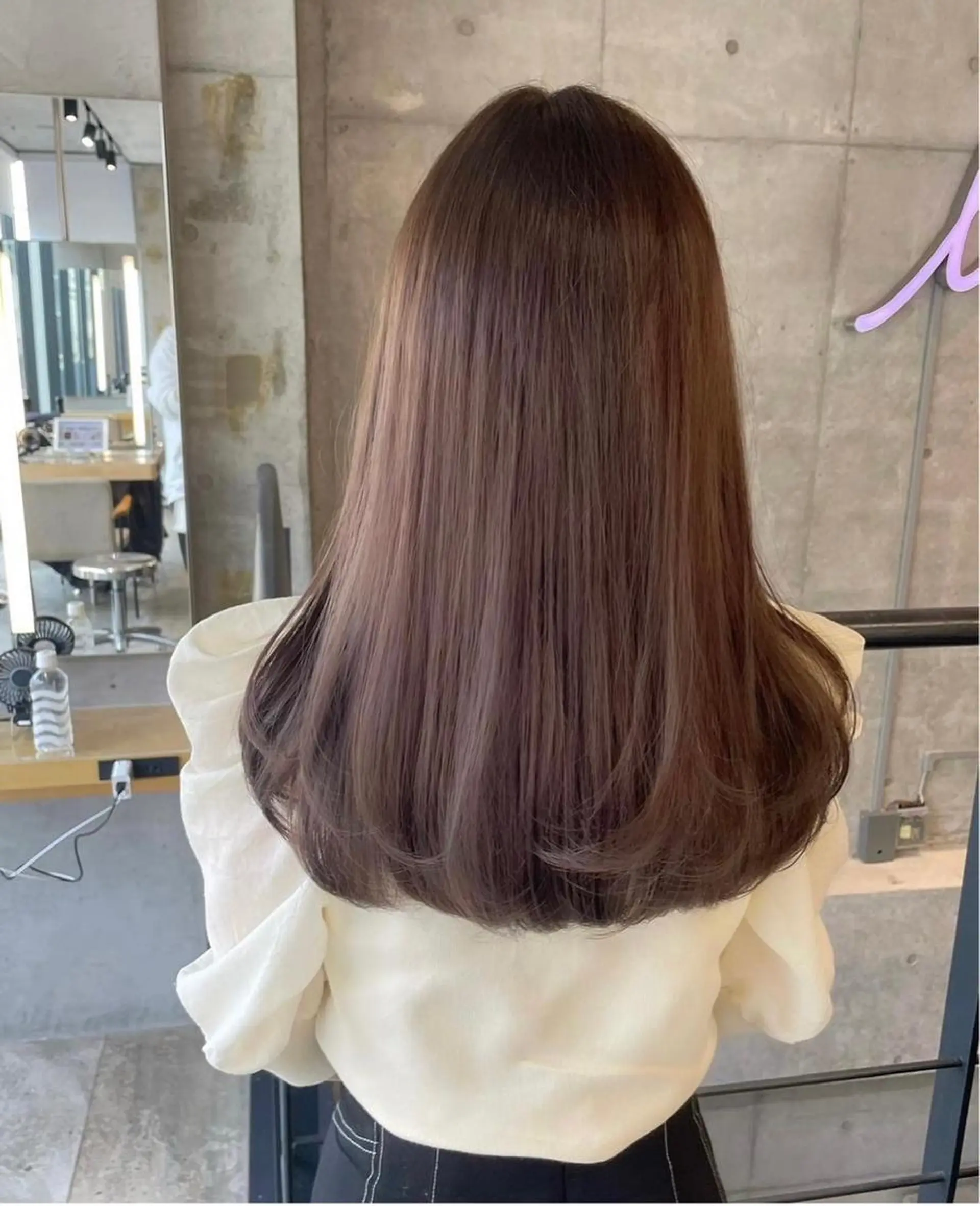 セミロング パーマ セミロングパーマ 小林 叶佳のヘアスタイル