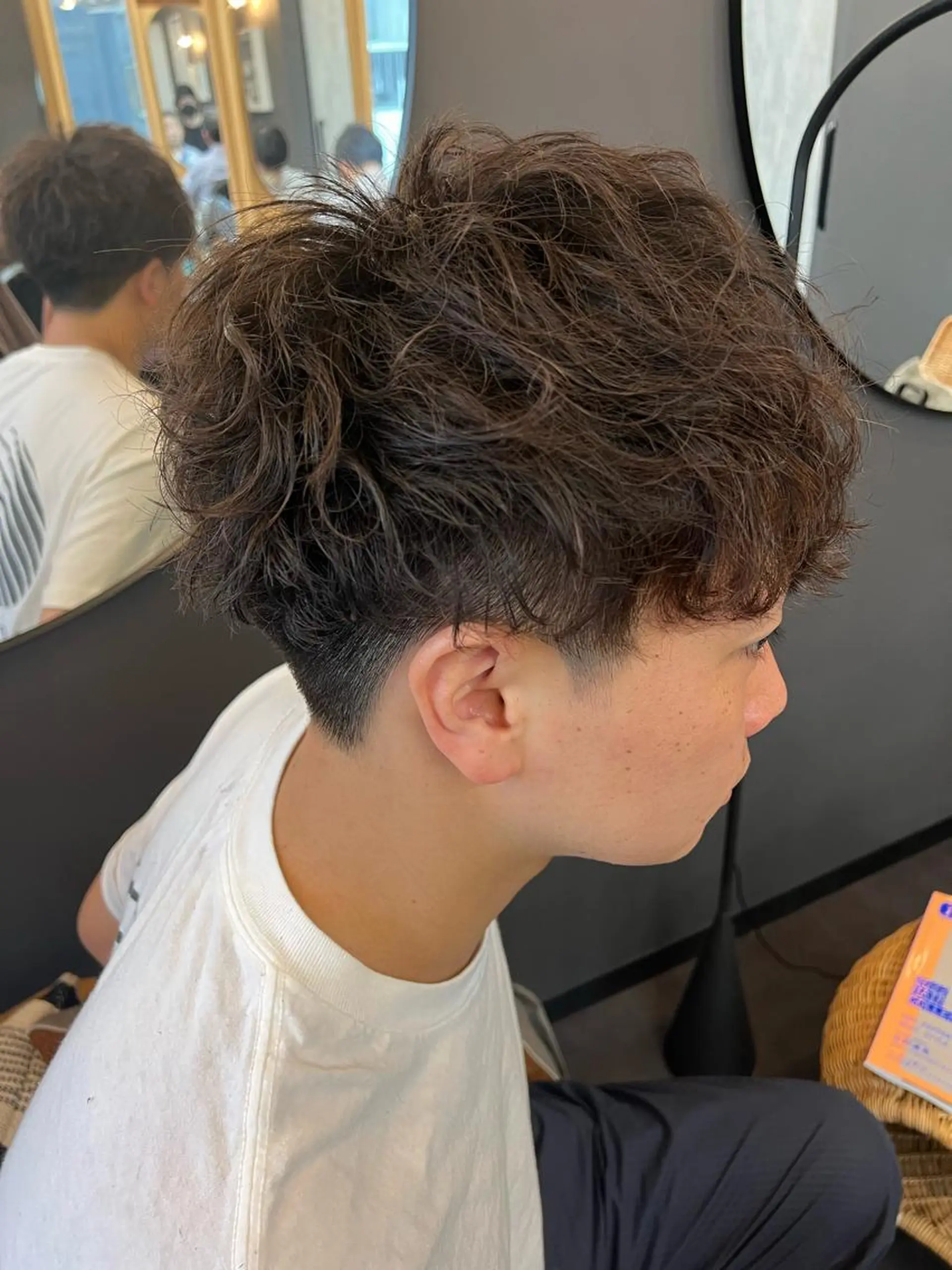 パーマ メンズ マッシュ メンズパーマ スパイラルパーマ カット ヘアカラー トリートメント ヘアセット 悩み解決/艶髪/ LISAのヘアスタイル