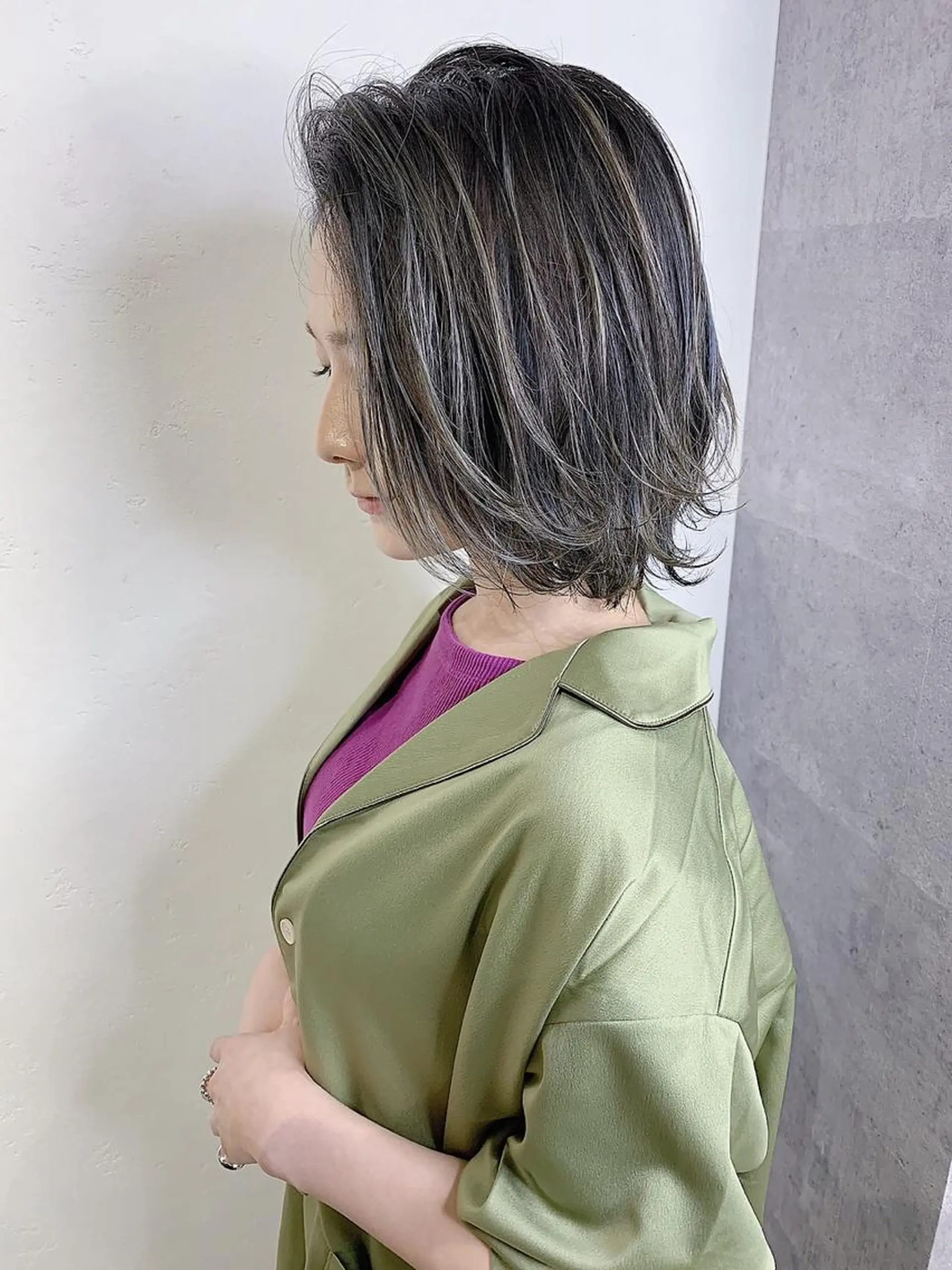 ショート カラー カット ヘアカラー トリートメント _WHITE上本町 上本町店のヘアスタイル