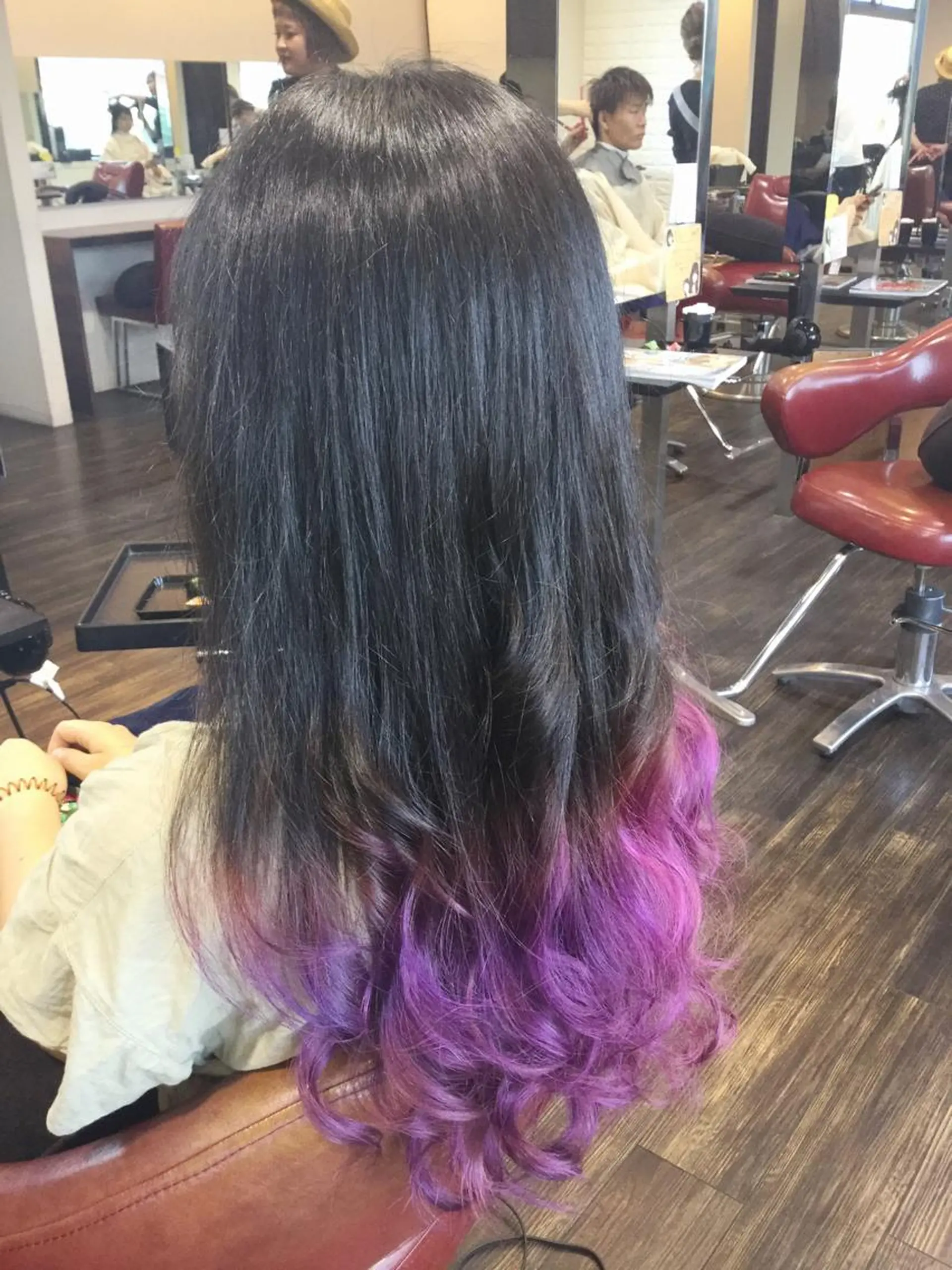 ロング カラー ヘアアレンジ ピンクカラー 🌿‬ ܸAir 透明感🌱西村知佳のヘアスタイル