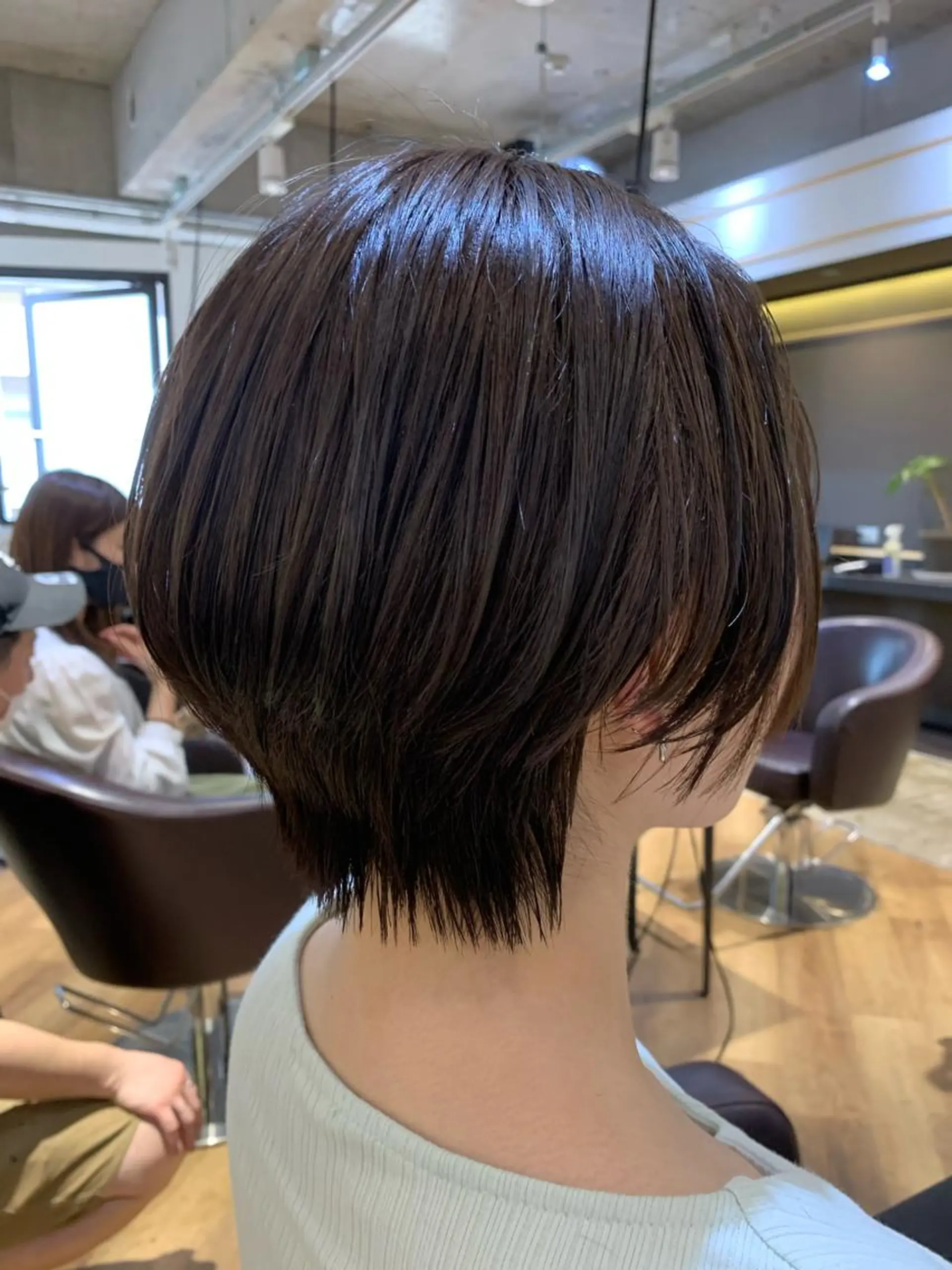 ショート ハンサムショート ショートヘア トクシ ーのヘアスタイル