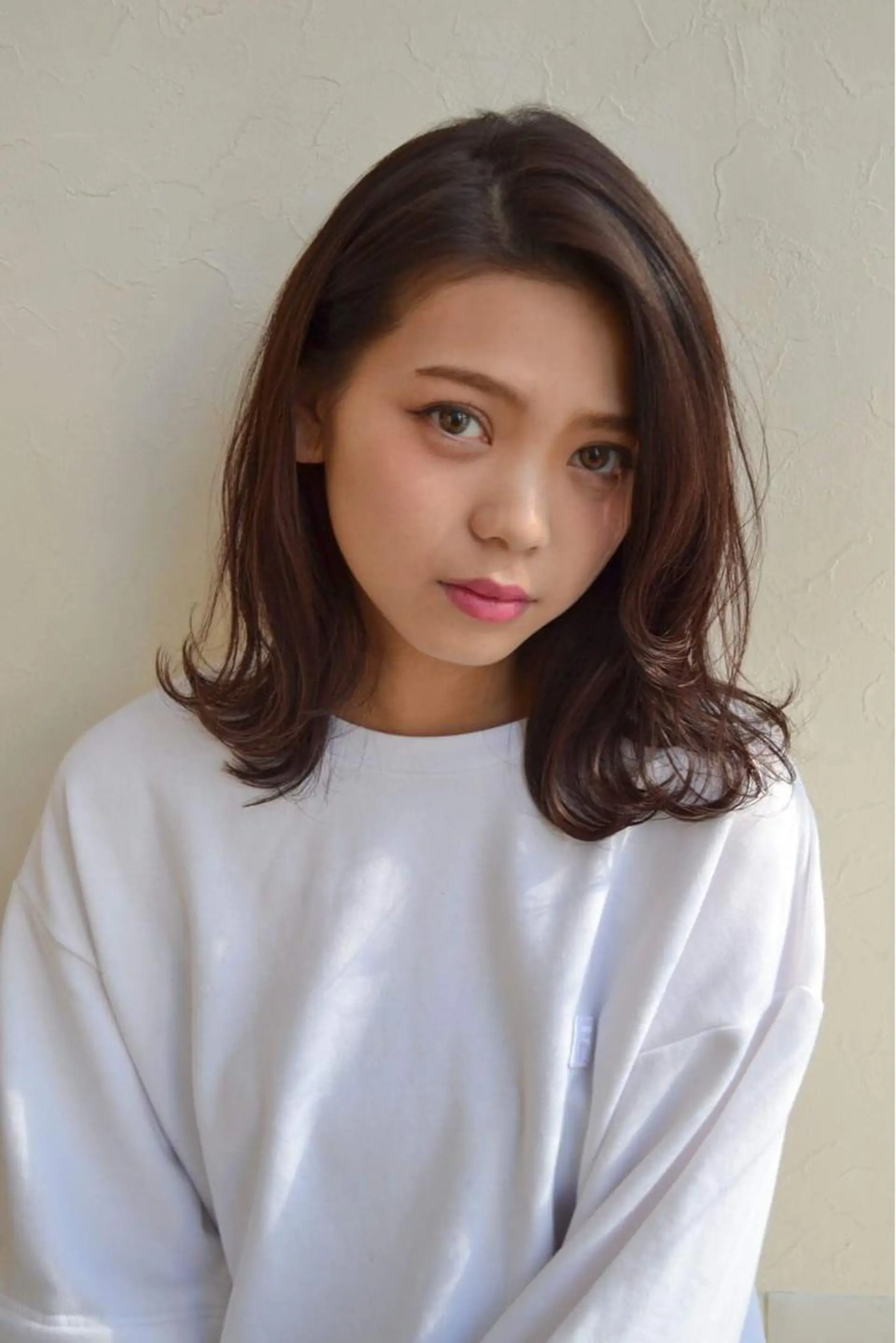 ミディアム カラー 外ハネヘア メンズ指名多数!! SiLO 田島のヘアスタイル