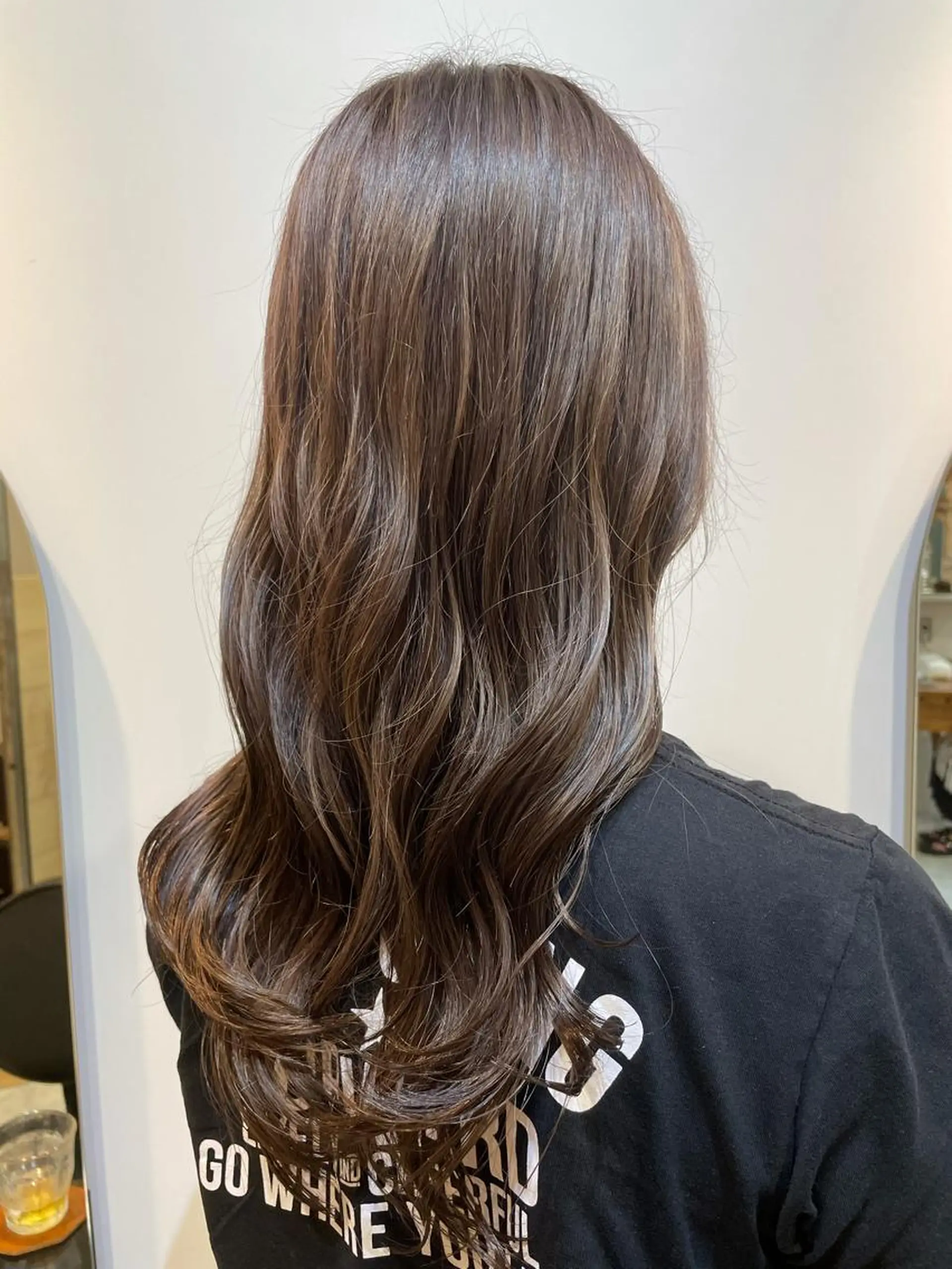 ロング カラー ヘアアレンジ REONA🪽✨薬院 レイヤーカット🫧のヘアスタイル