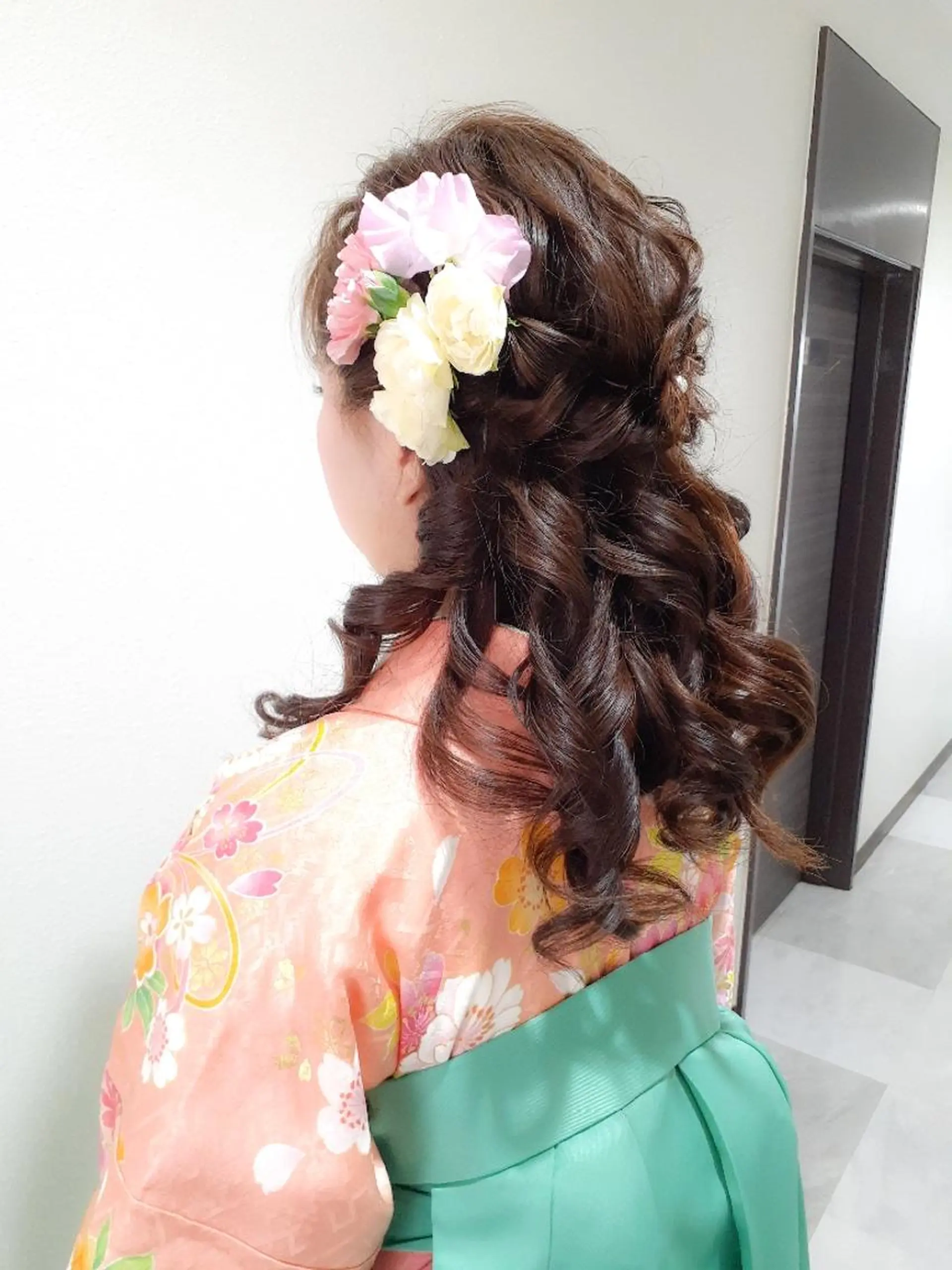 ロング ヘアアレンジ Hair&Make  Delight*のヘアスタイル