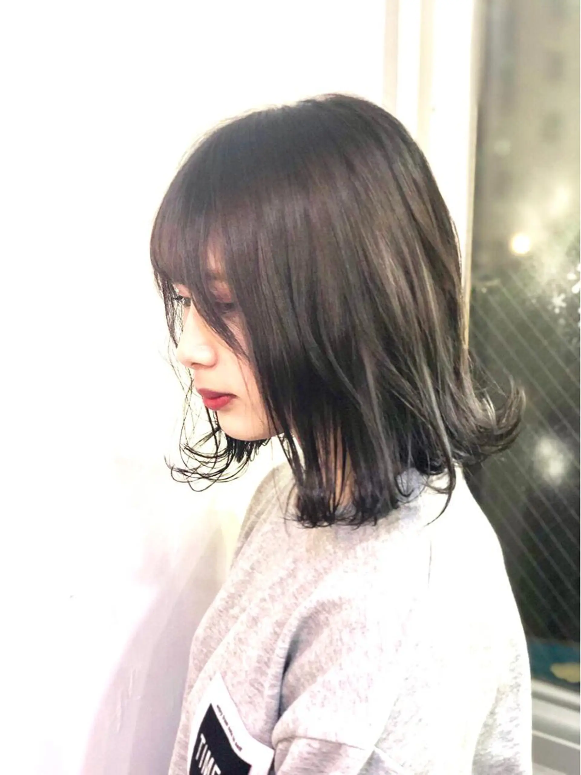 ミディアム 吉田 典弘のヘアスタイル