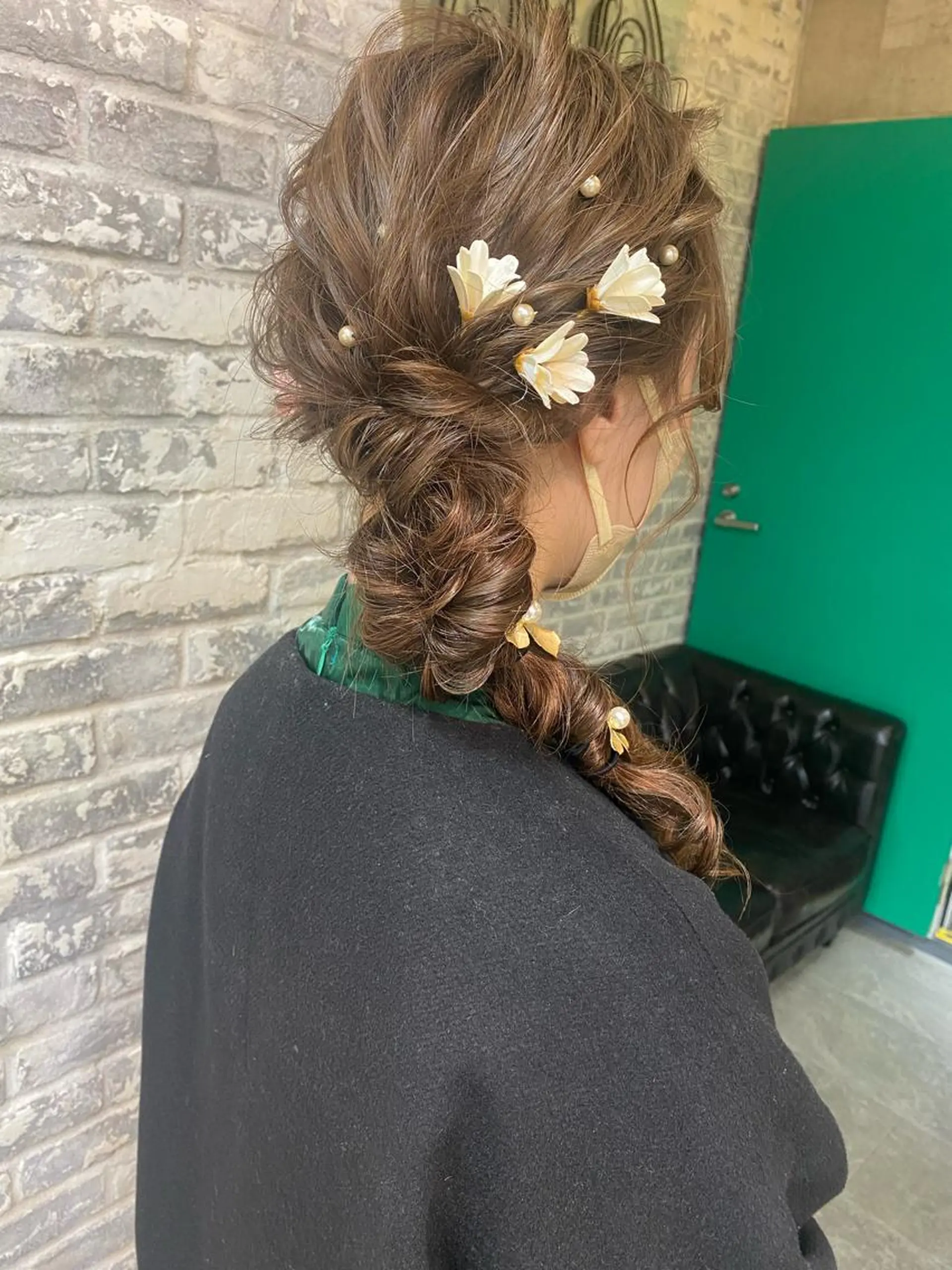 ロング ヘアアレンジ 卒業式のヘアスタイル 🤍韓国風ヘア 柴田真帆🤍のヘアスタイル