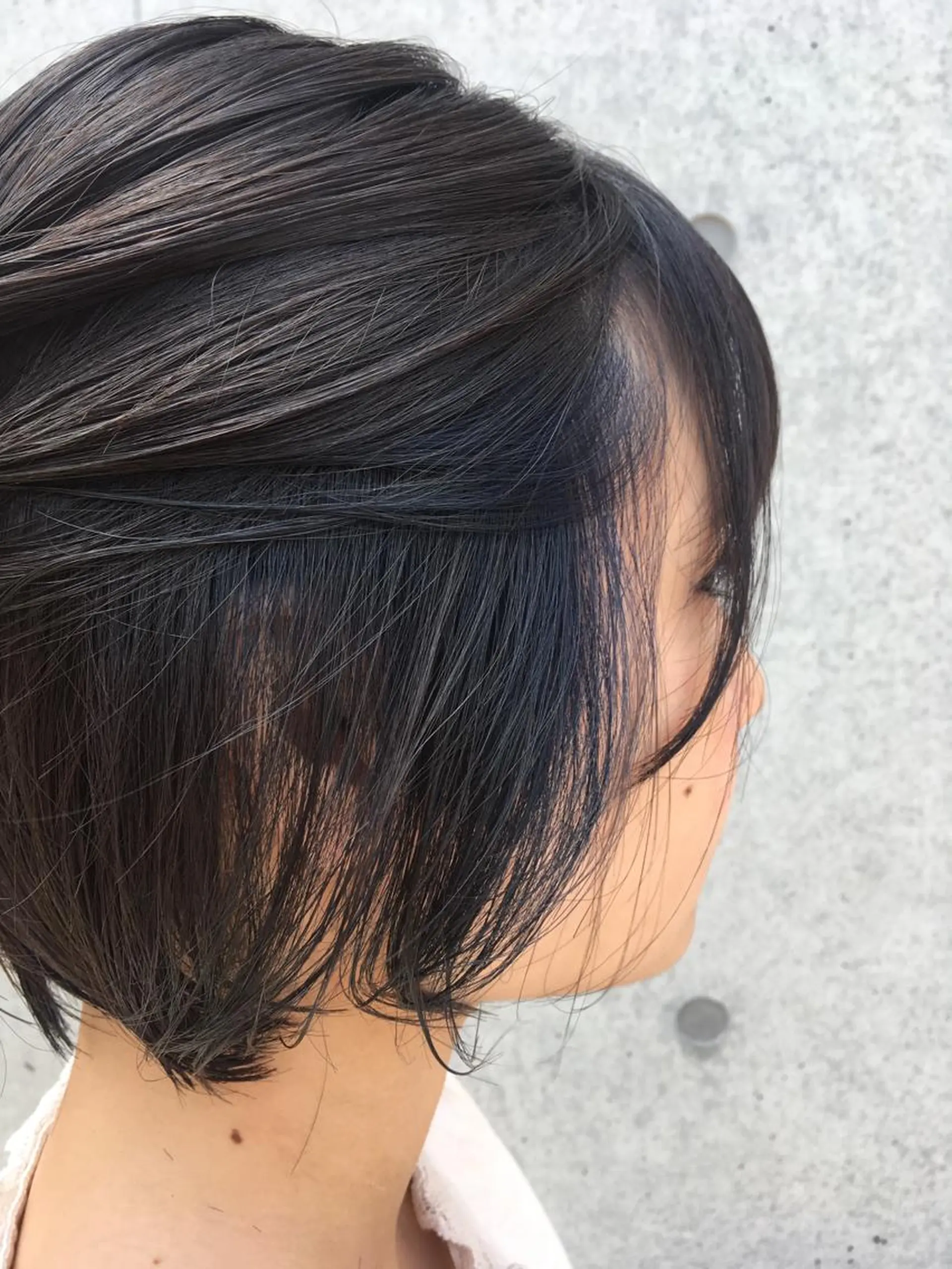 ショート カラー ブルーカラー インナーカラー くまがい みゆ【edge.】のヘアスタイル