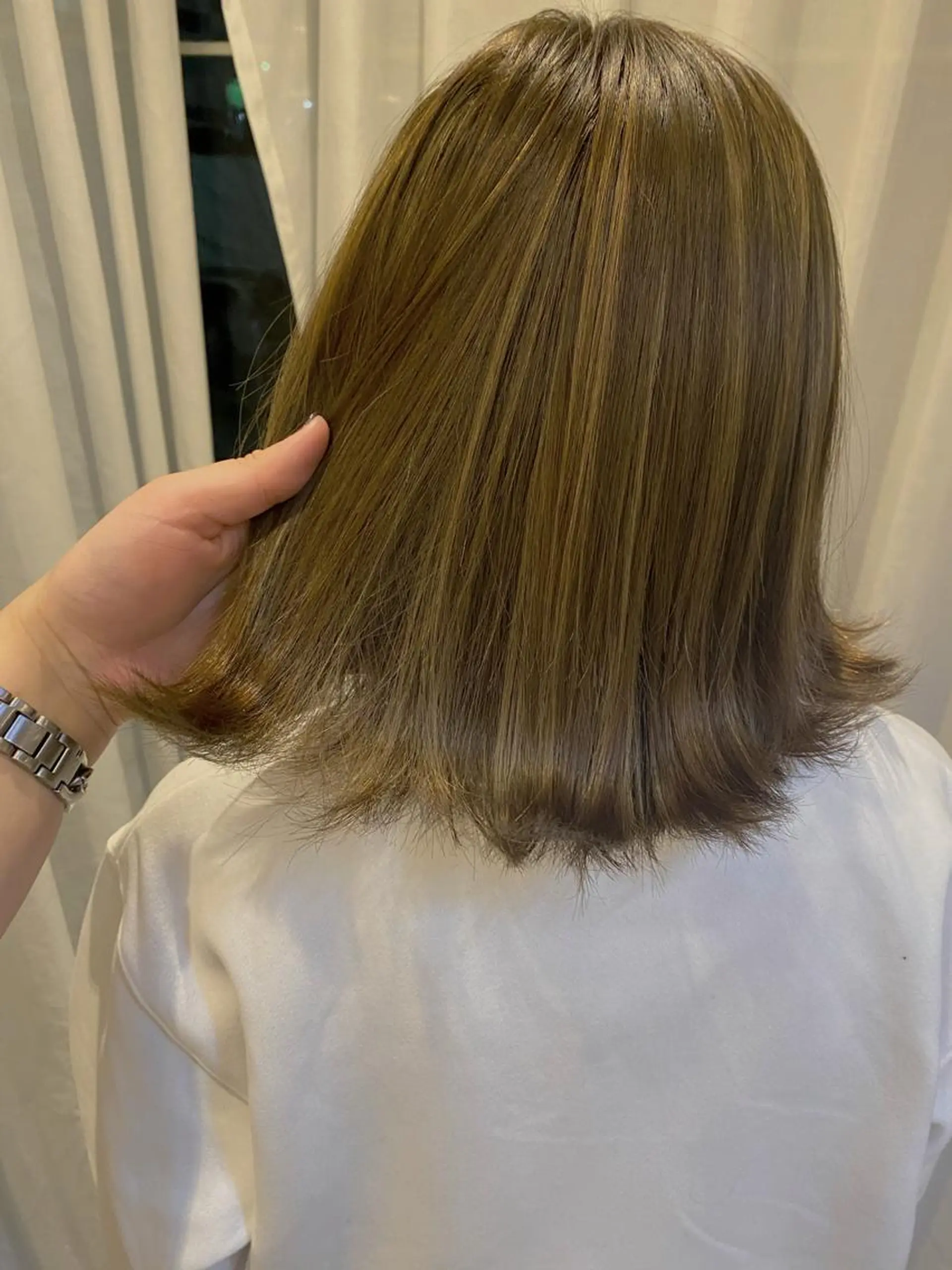 ショート カラー ハイライトカラー ハイライト sio.nail&eyebrow salon shimokitazawa2号店所属・nailist mana𖤐´-のネイルデザイン