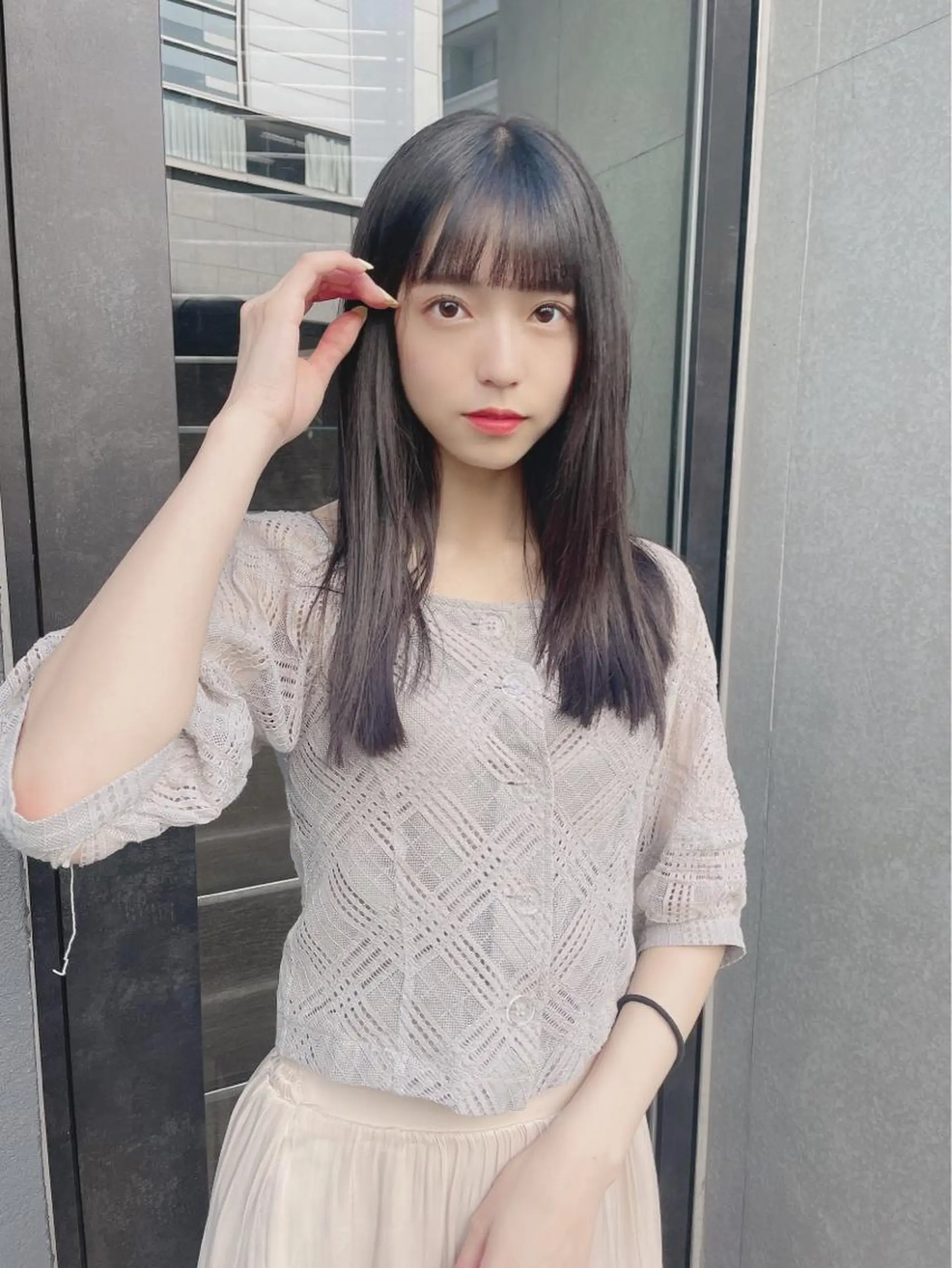 ミディアム カラー 韓国ヘア 店長NEGIのヘアスタイル