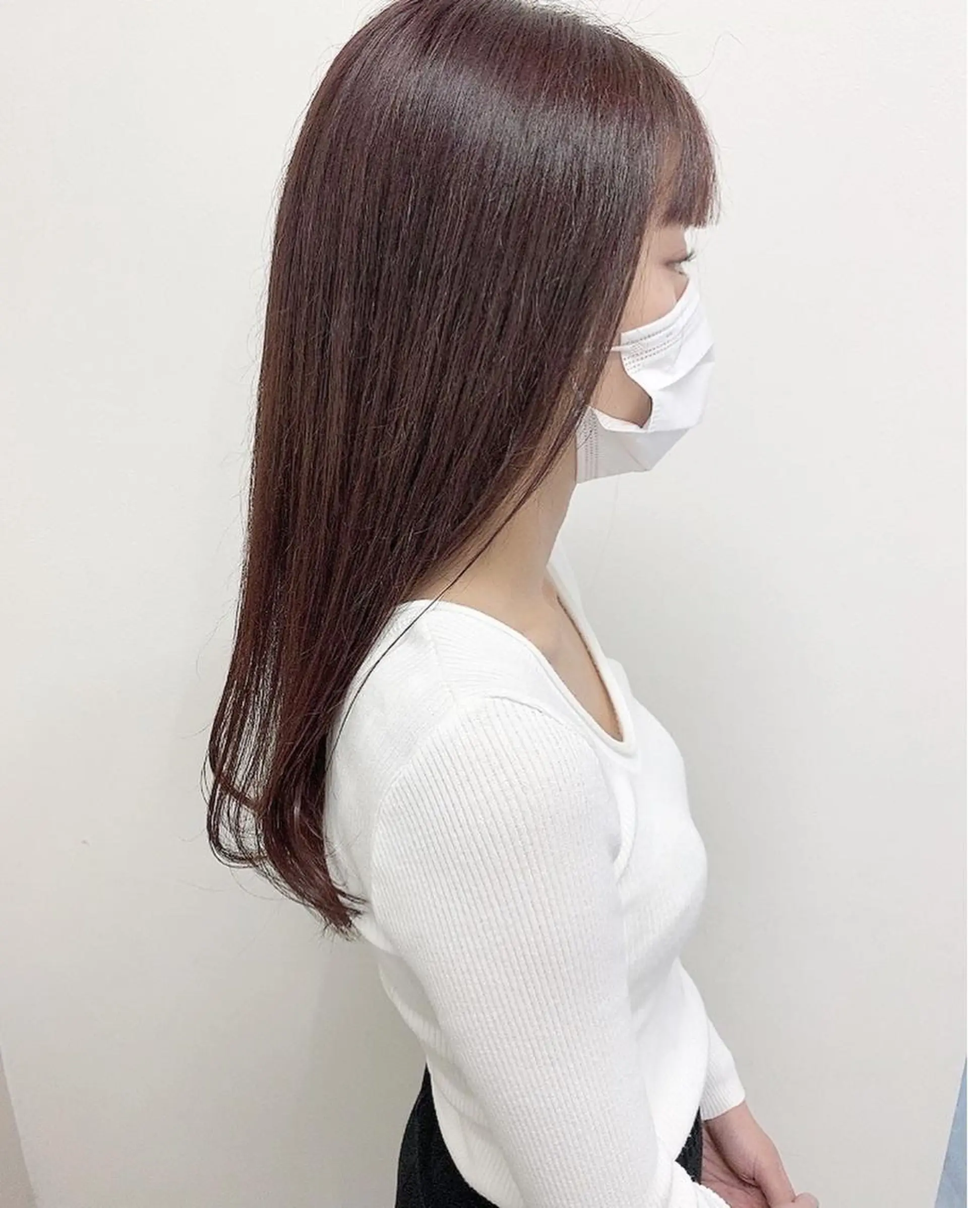 ロング カラー 肌に馴染む暗髪 梅田・増田のヘアスタイル