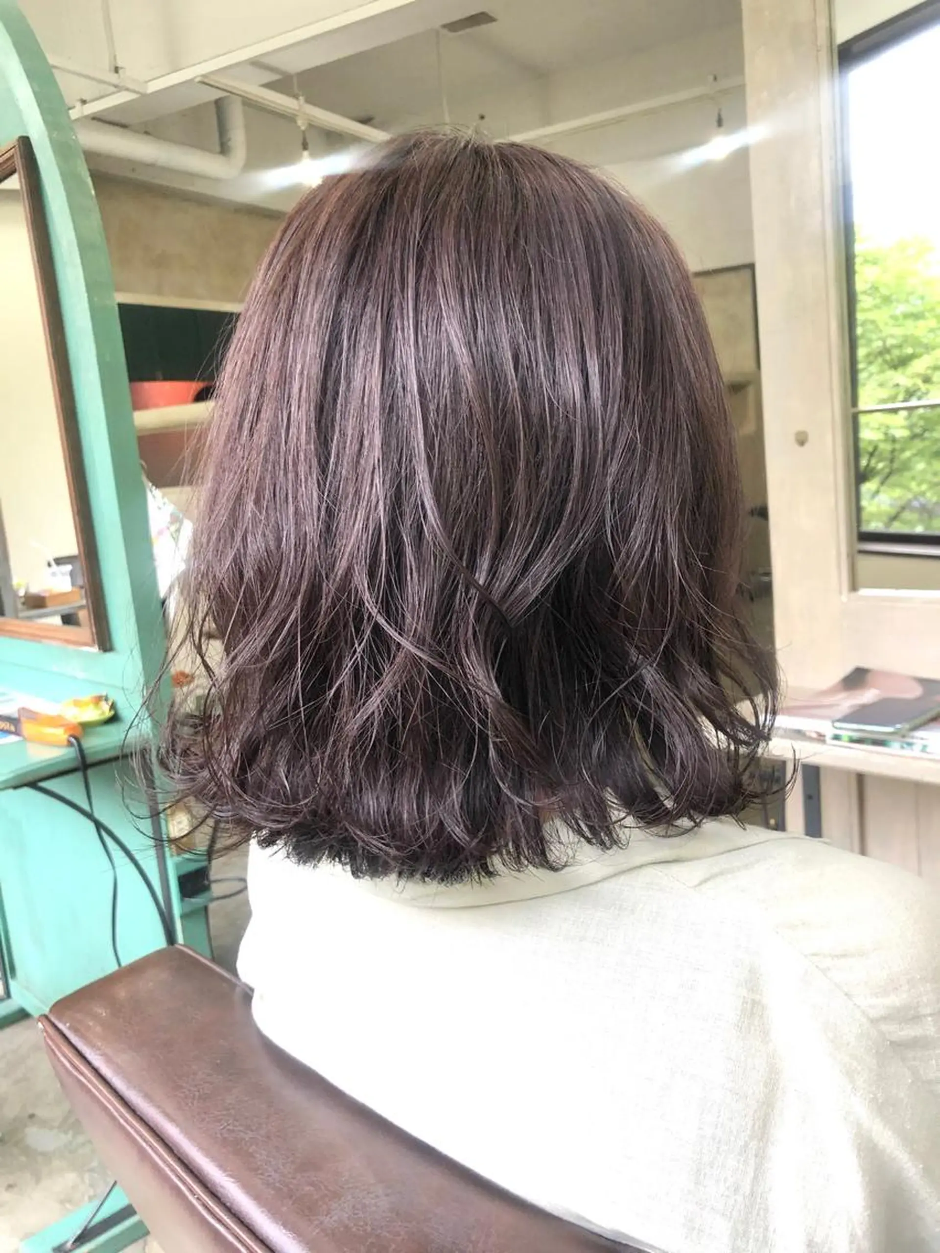 ショート カラー ゆさこのか ダブルカラー／縮毛のヘアスタイル