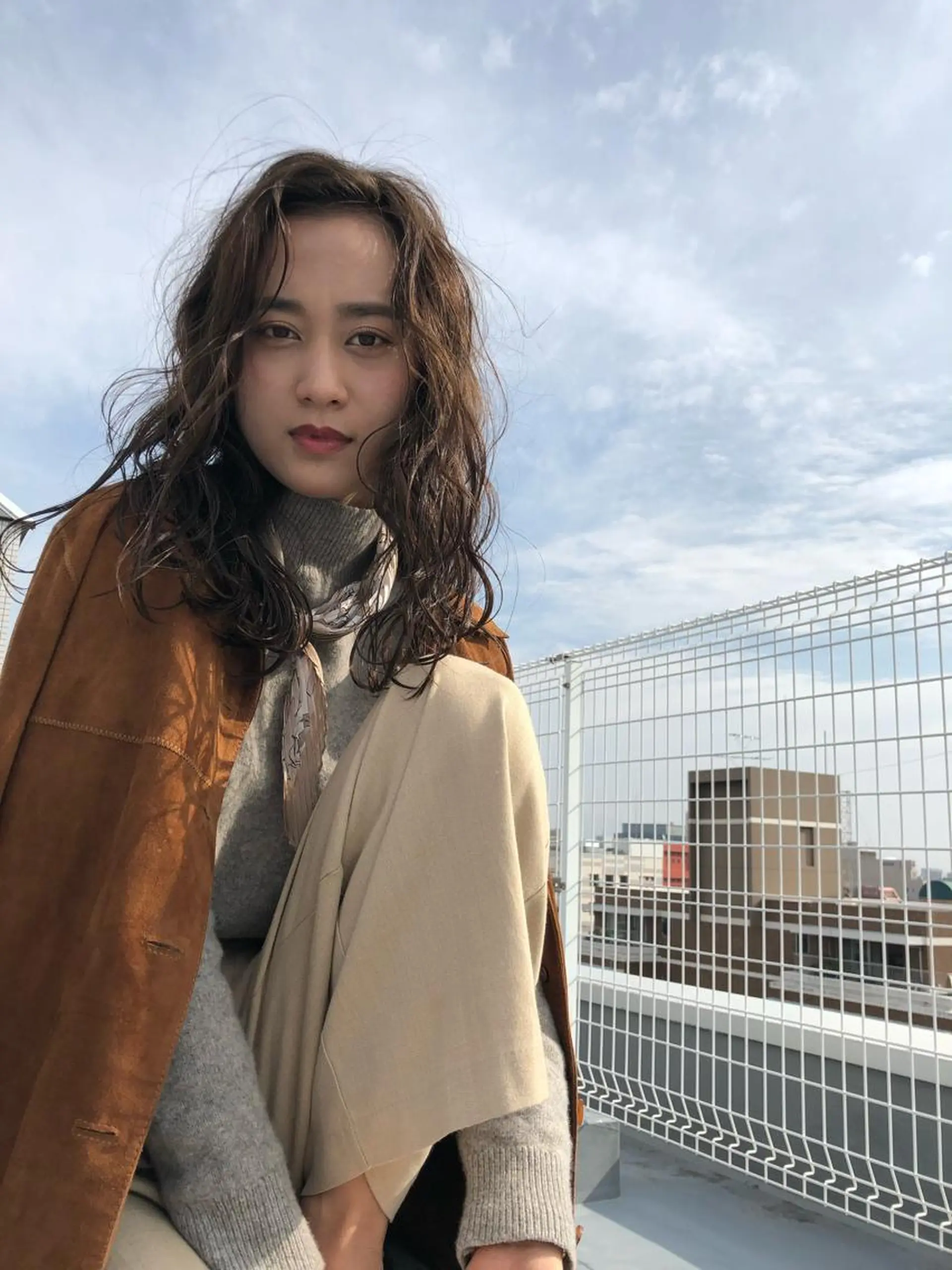 セミロング パーマ セミロングパーマ カット パーマ トリートメント kazuki iconのヘアスタイル