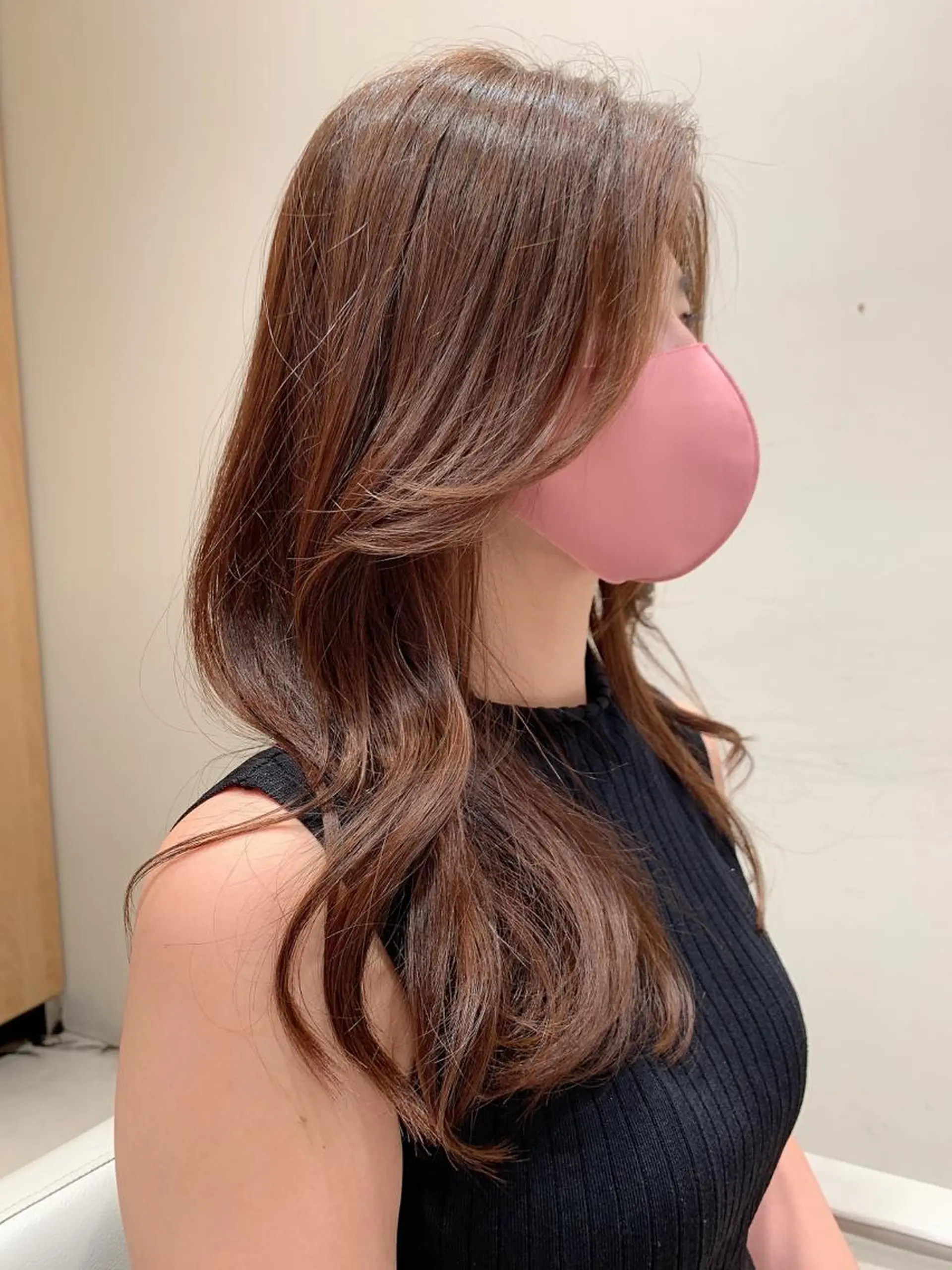 ロング レイヤー専門家 ダブルカラー修のヘアスタイル