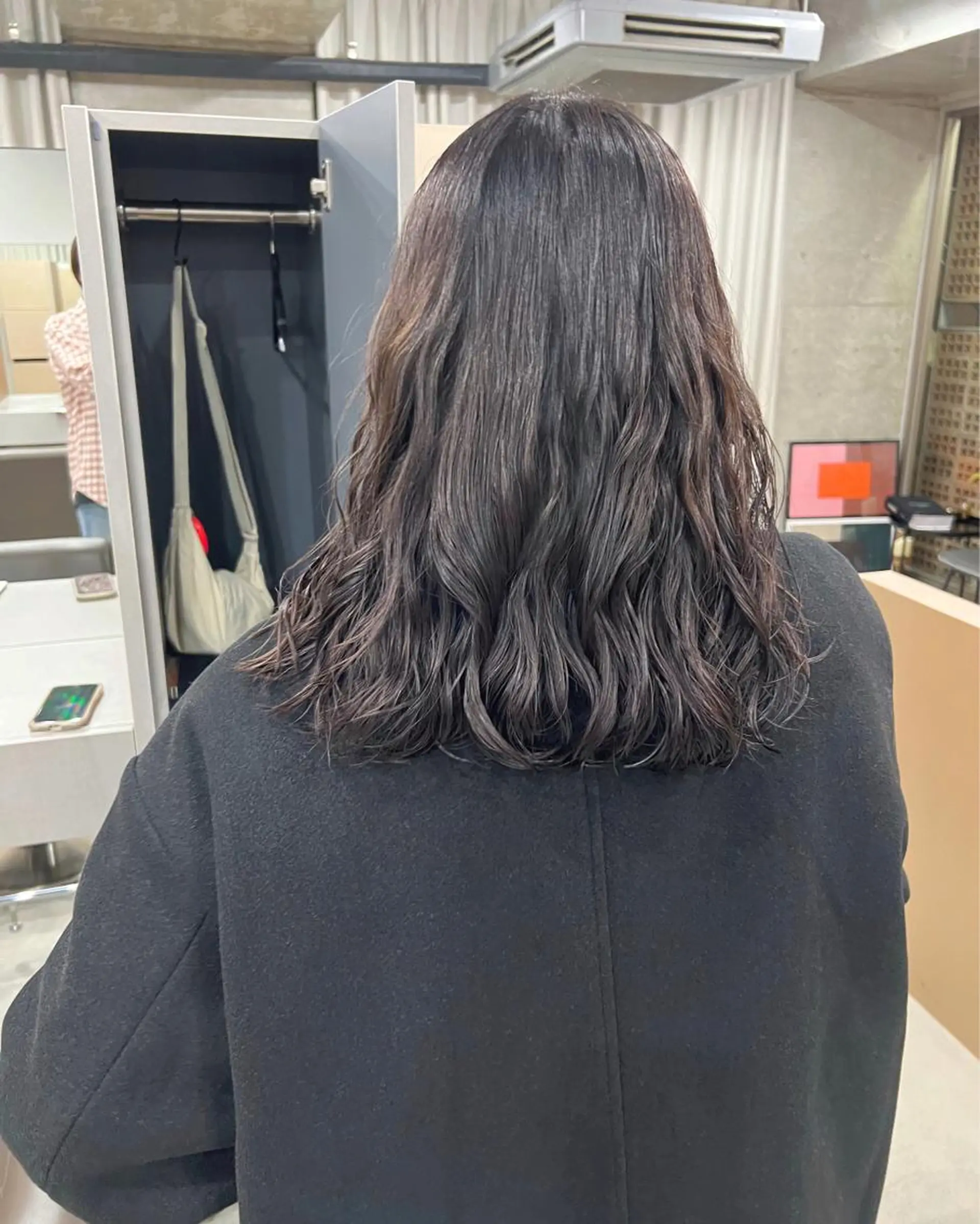 ミディアム パーマ ボブパーマコテ巻き風 パーマNo1深江秀平のヘアスタイル