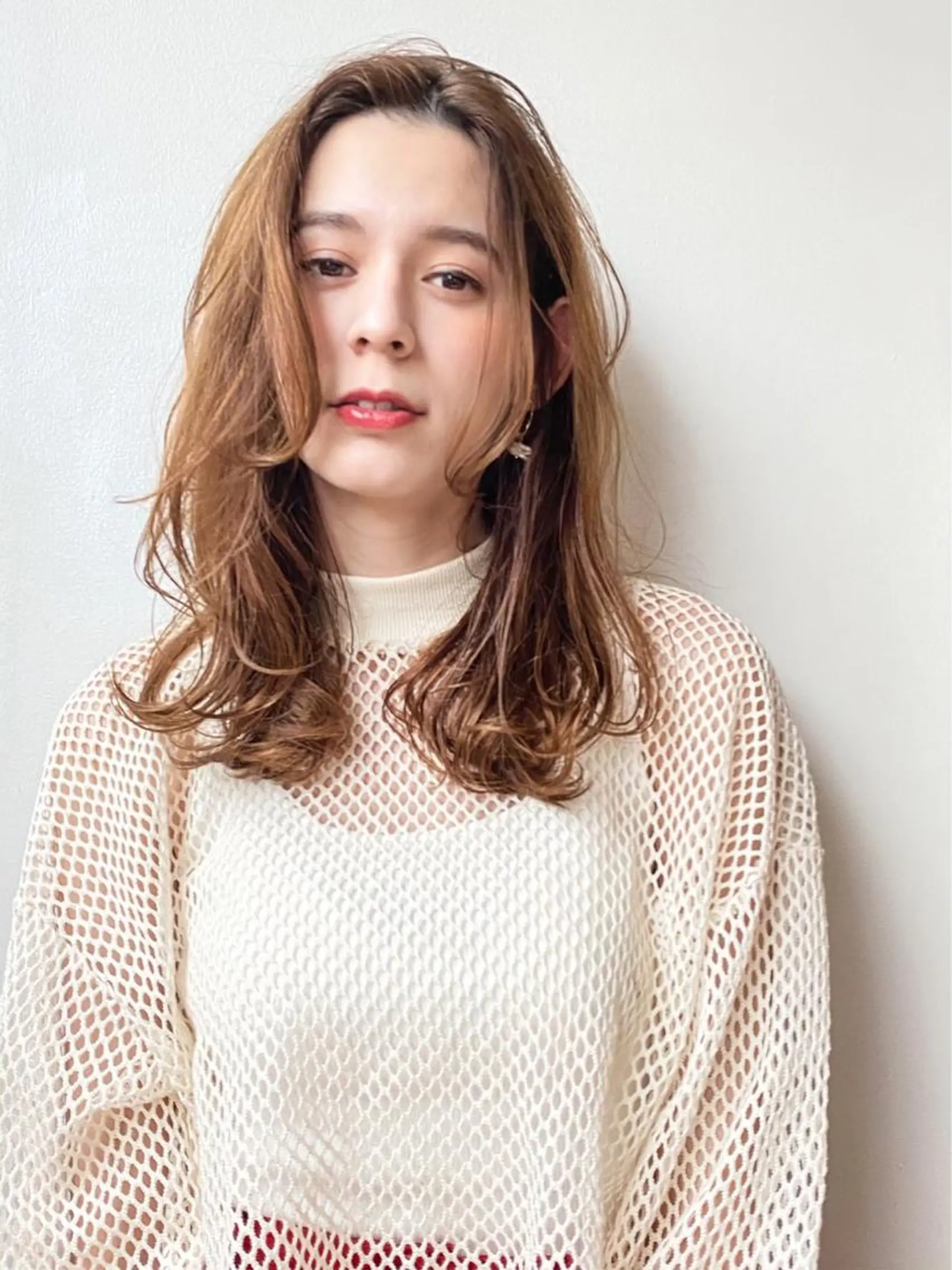 ミディアム 🏄MUSASHI カラー/レイヤー/のヘアスタイル