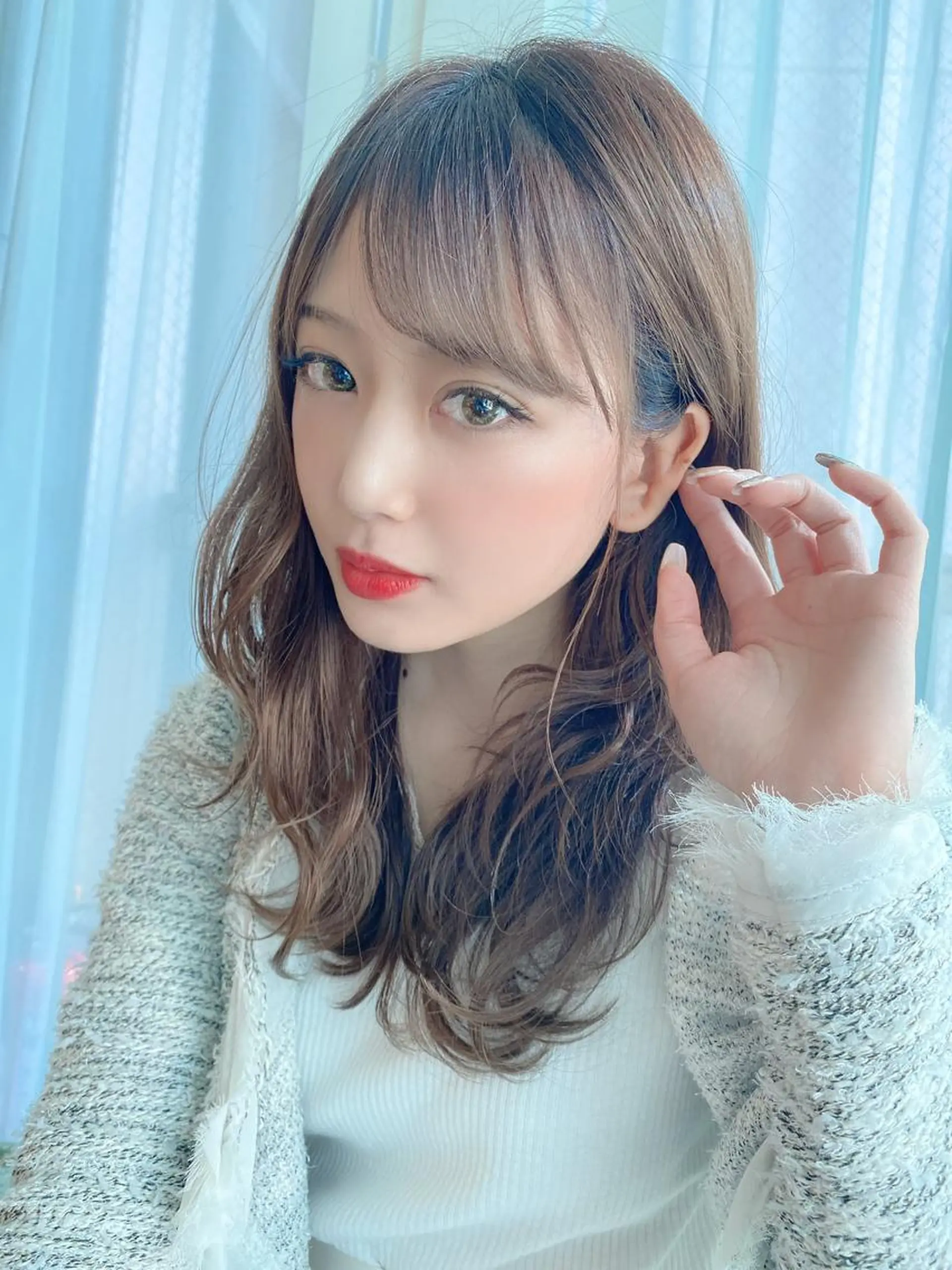 ミディアム カット ヘアカラー トリートメント 代表山口ひな 髪質改善のプロのヘアスタイル