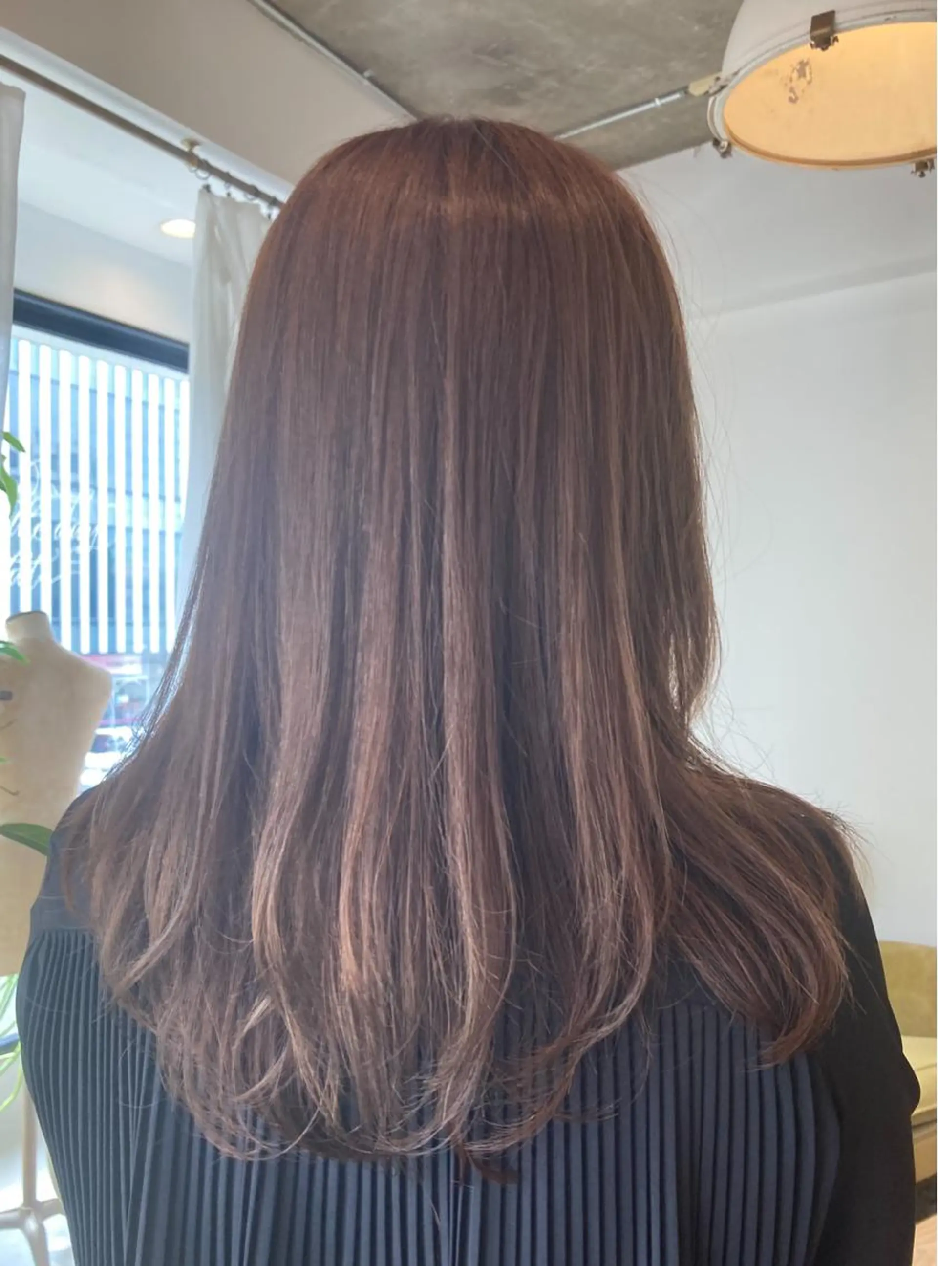 カラー ブリーチ ブラウンカラー ブリーチなしカラー 縮毛矯正 カットモデル 募集中/アスカのヘアスタイル