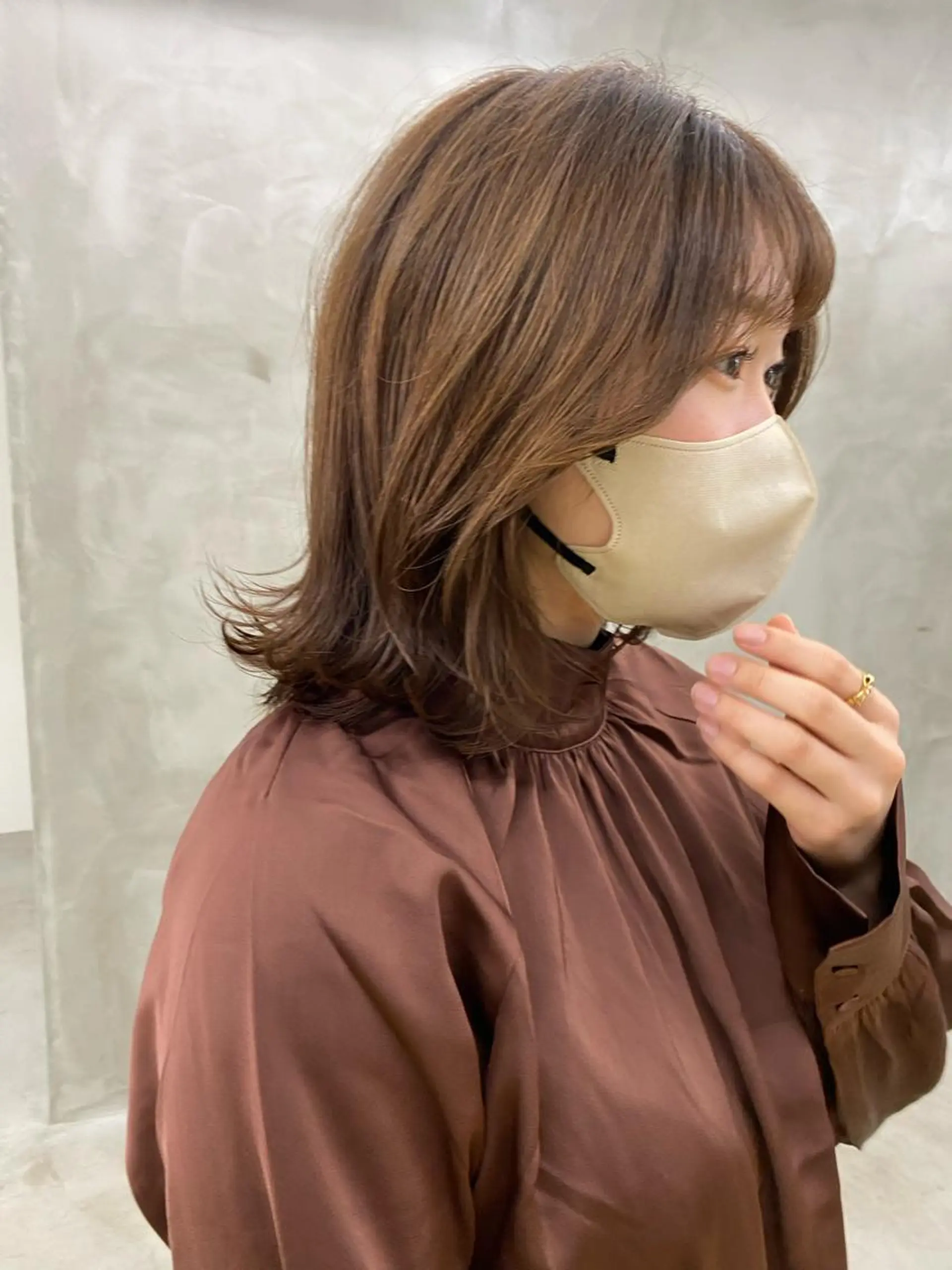 ミディアム カラー 無料カットモデル募集 🌱ひょうがのヘアスタイル