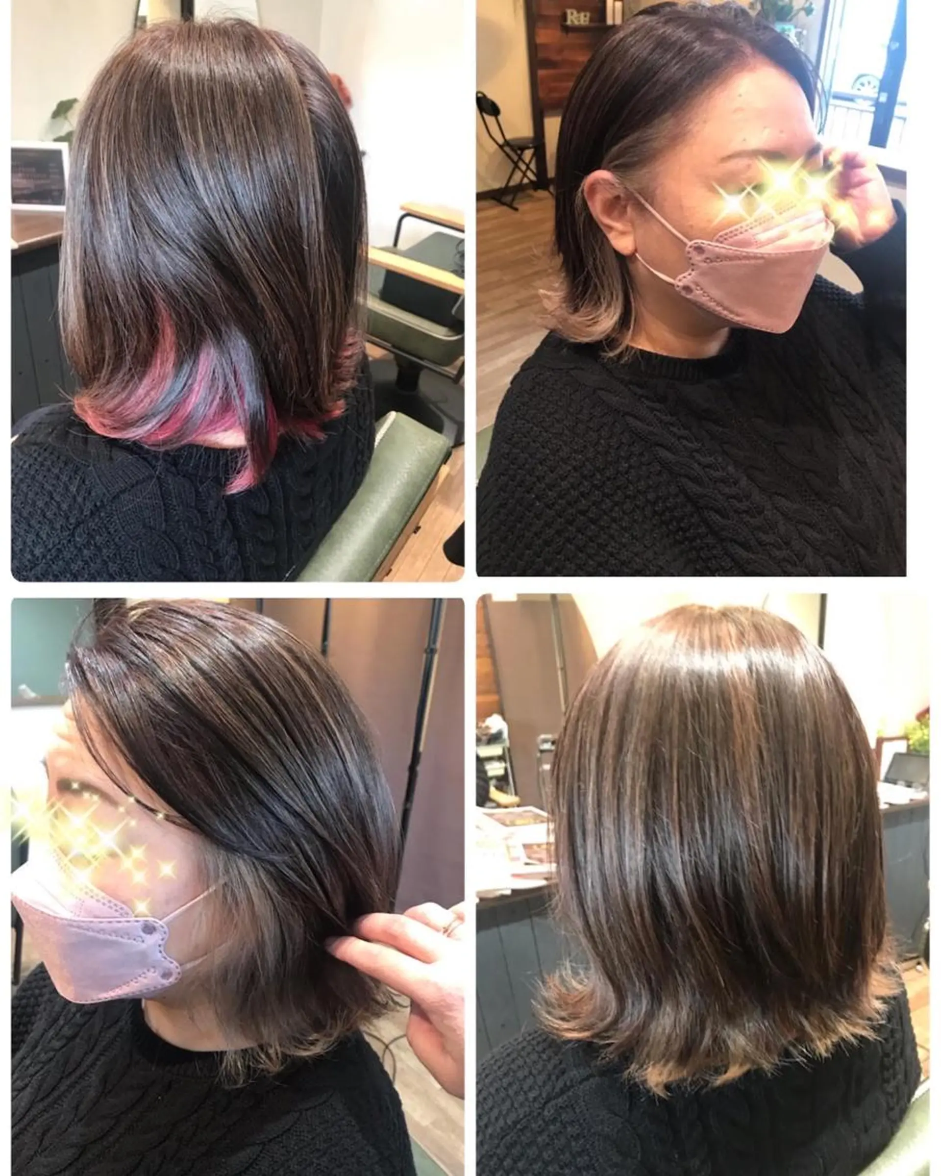 ミディアム カラー Ray hair 春日部のヘアスタイル